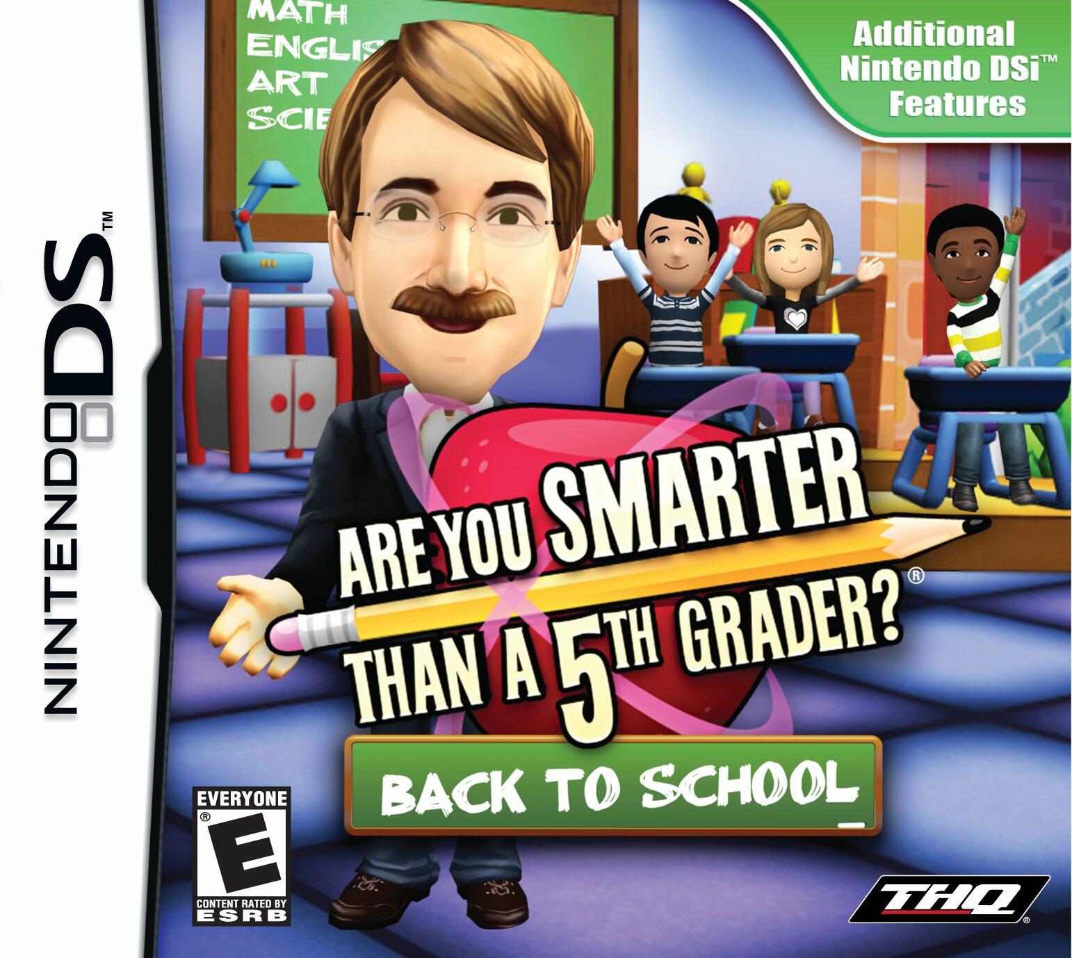 Are You Smarter Than a 5th Grader Back to School Nintendo DS CIB - Excellent