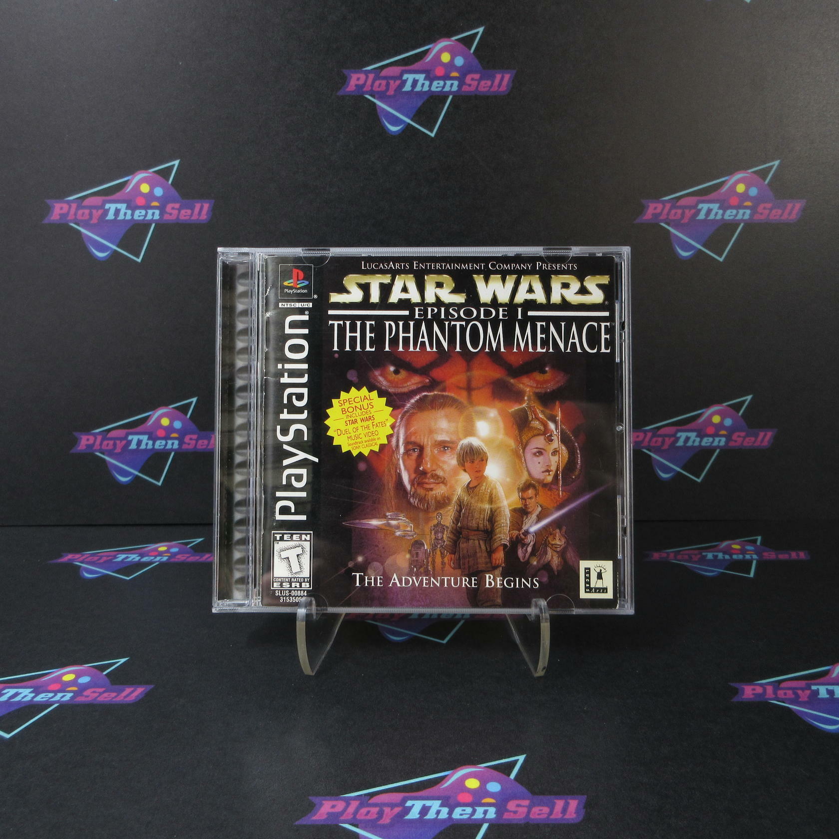 Star Wars Episode I The Phantom Menace PS1 PlayStation 1 + Reg CIB - Excellent