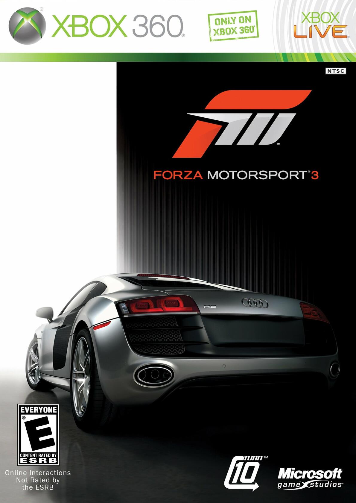 Forza Motorsport 3 Xbox 360 NFRS Complete - Excellent