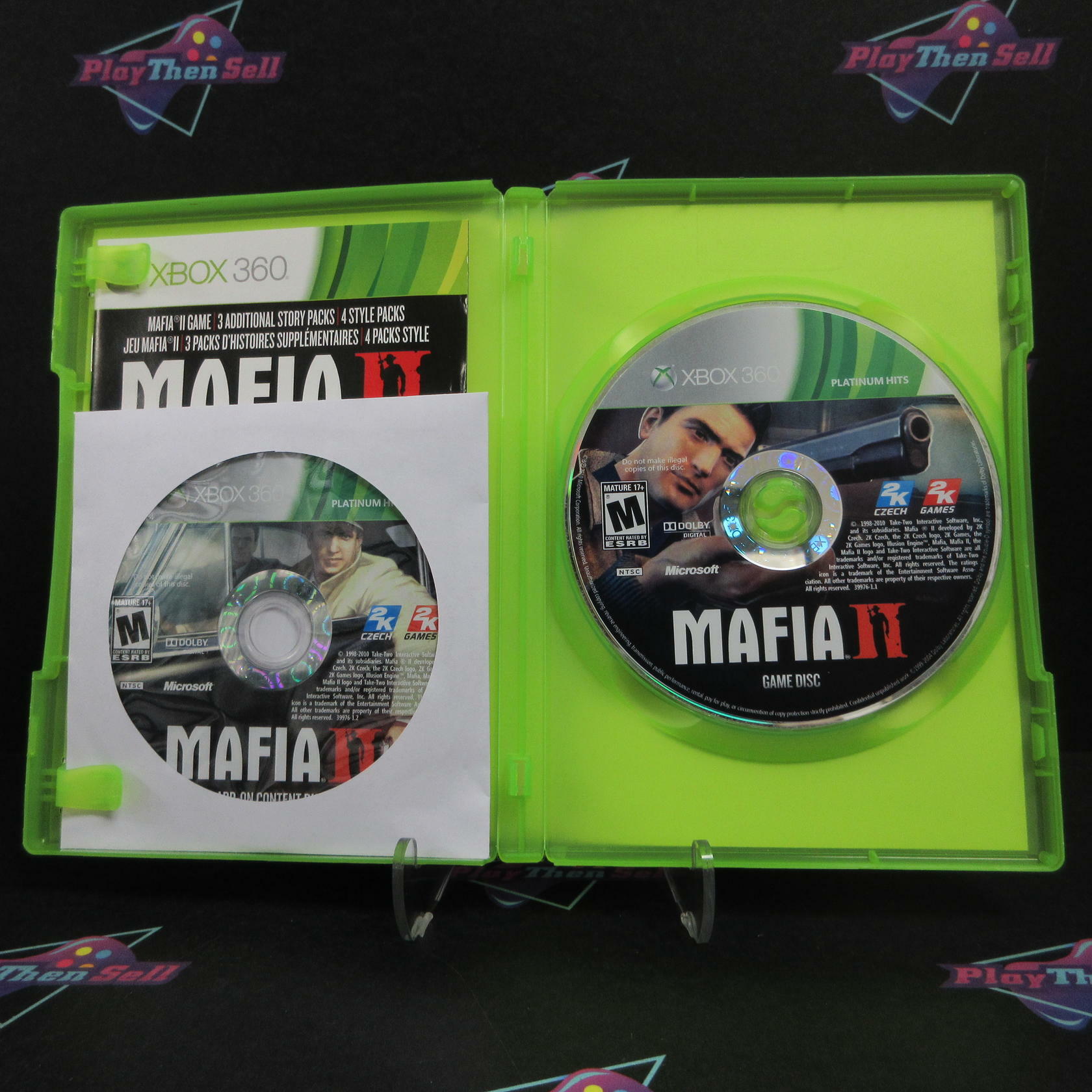 Mafia 2 II Xbox 360 PH + Poster - Like New