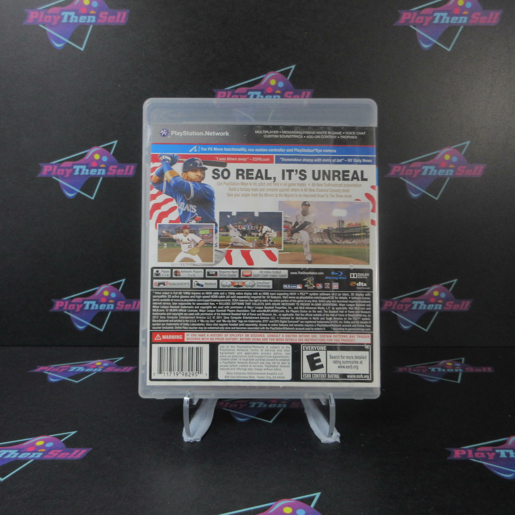 MLB 12 The Show PS3 PlayStation 3 WD Complete CIB - Very Good