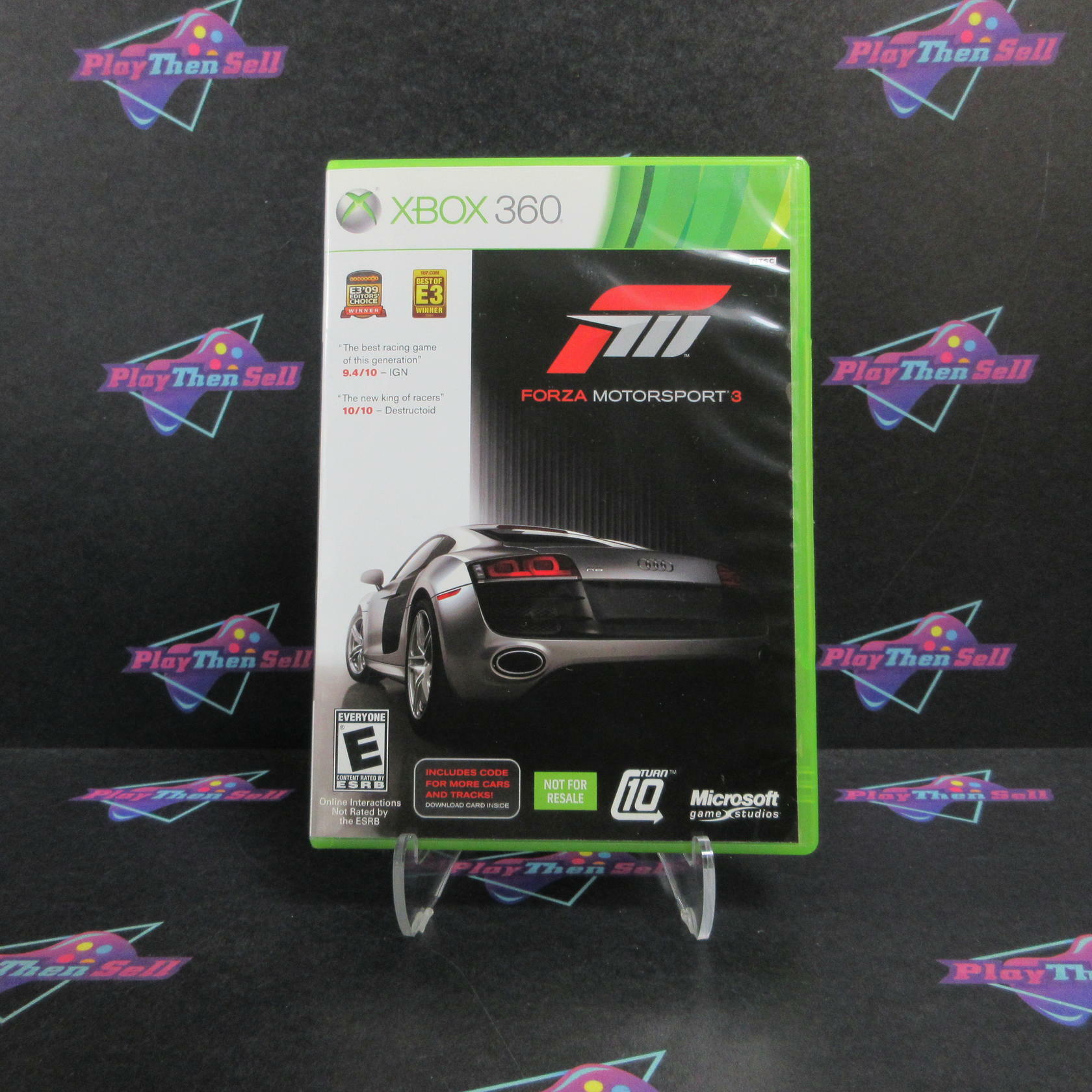Forza Motorsport 3 Xbox 360 NFRS Complete - Excellent
