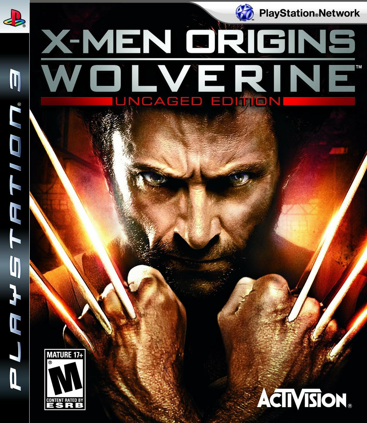 X-Men Origins Wolverine Uncaged Edition PS3 PlayStation 3 AD CIB - Very Good