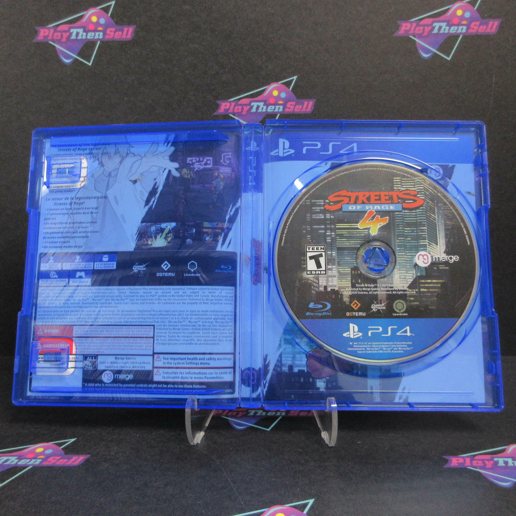 Streets of Rage 4 PS4 PlayStation 4 Complete - Excellent