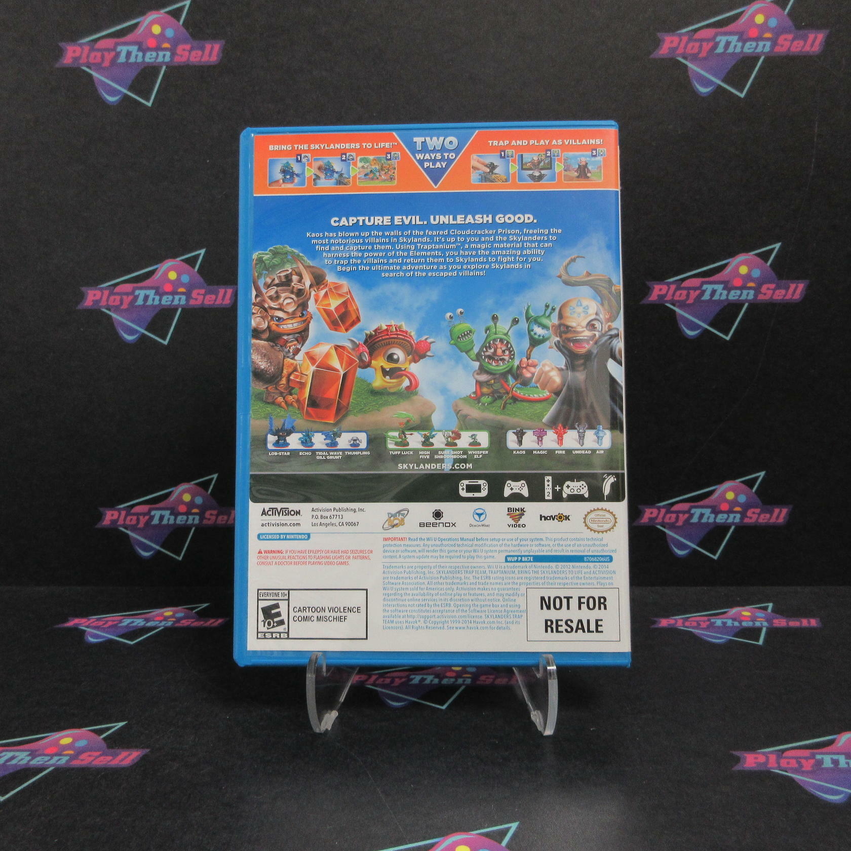 Skylanders Trap Team Nintendo Wii U Complete - Refurbished