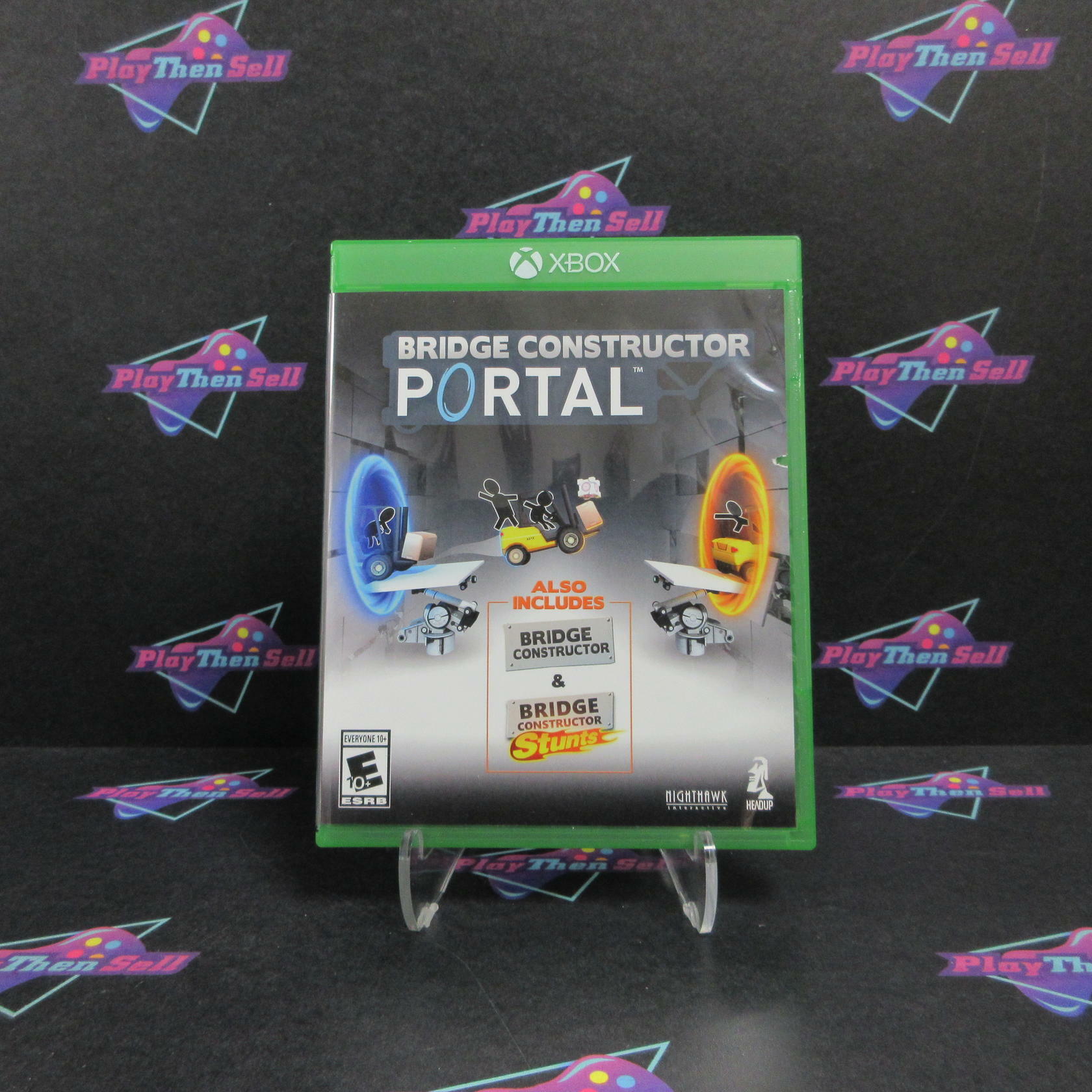 Bridge Constructor Portal Xbox One AD Complete CIB - Very Good