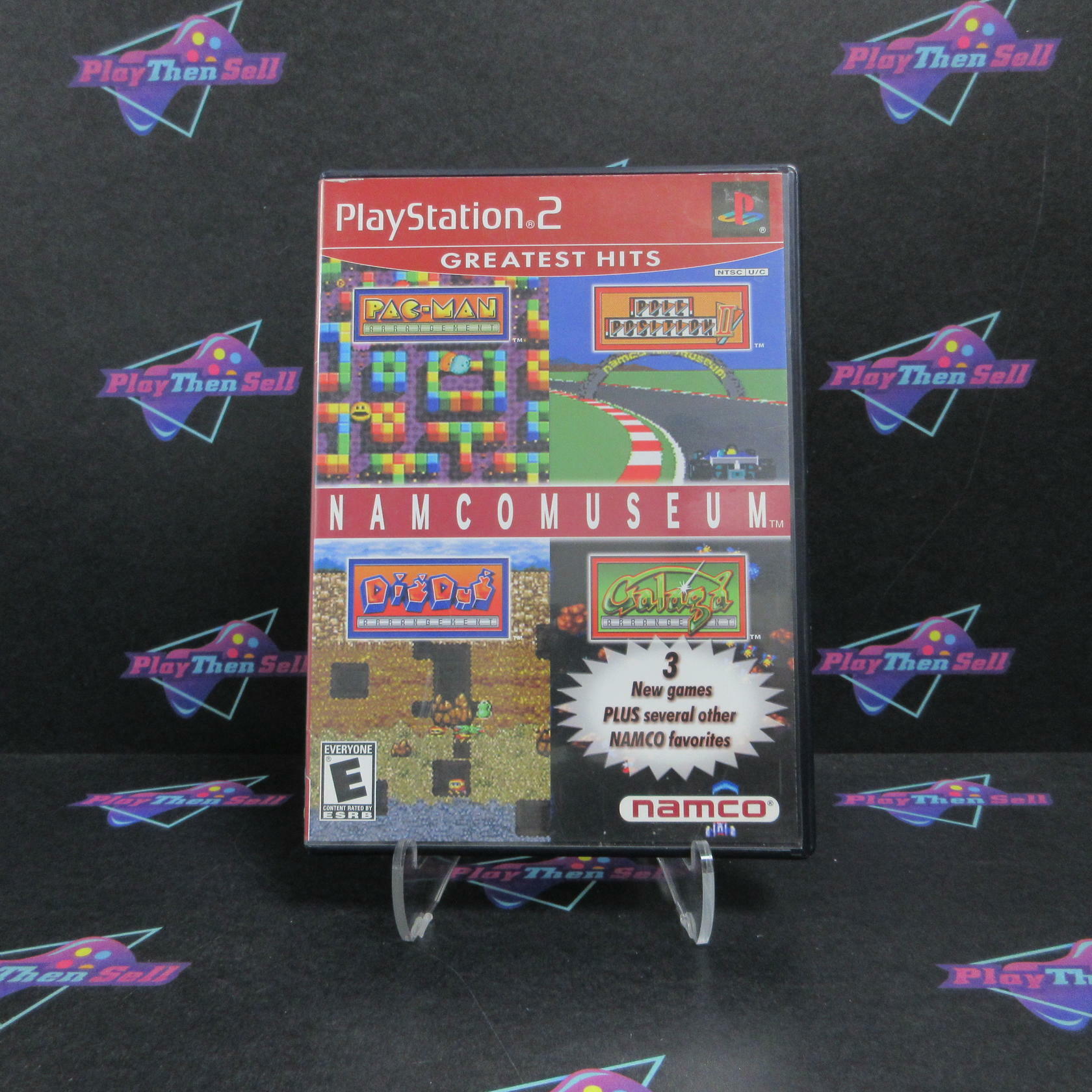 Namco Mueseum PS2 PlayStation 2 GH + Reg Card Complete - Excellent