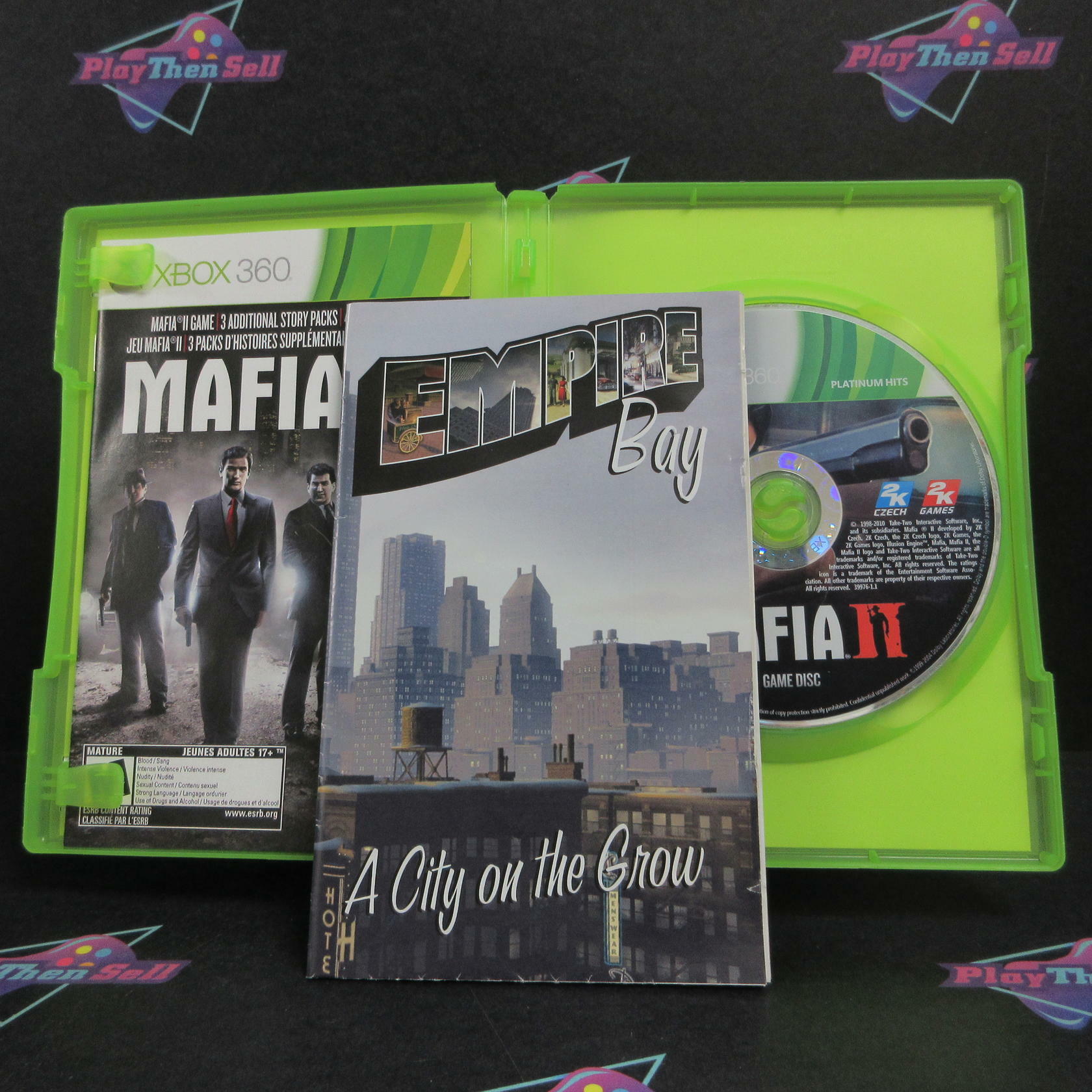 Mafia 2 II Xbox 360 PH + Poster - Like New
