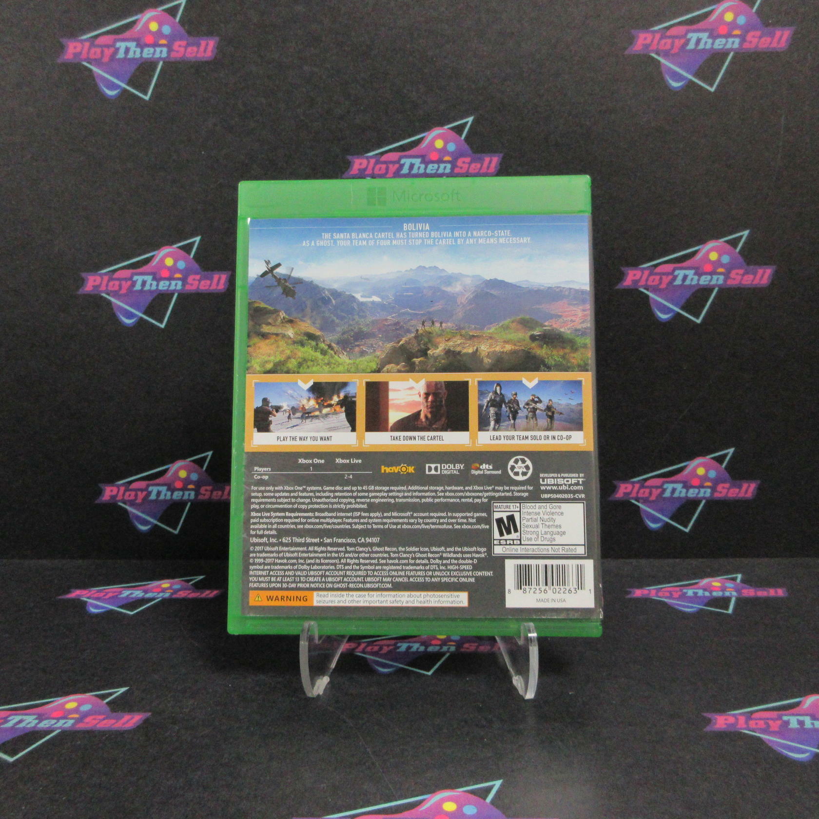 Tom Clancy’s Ghost Recon Wildlands Xbox One AD Complete CIB - Very Good