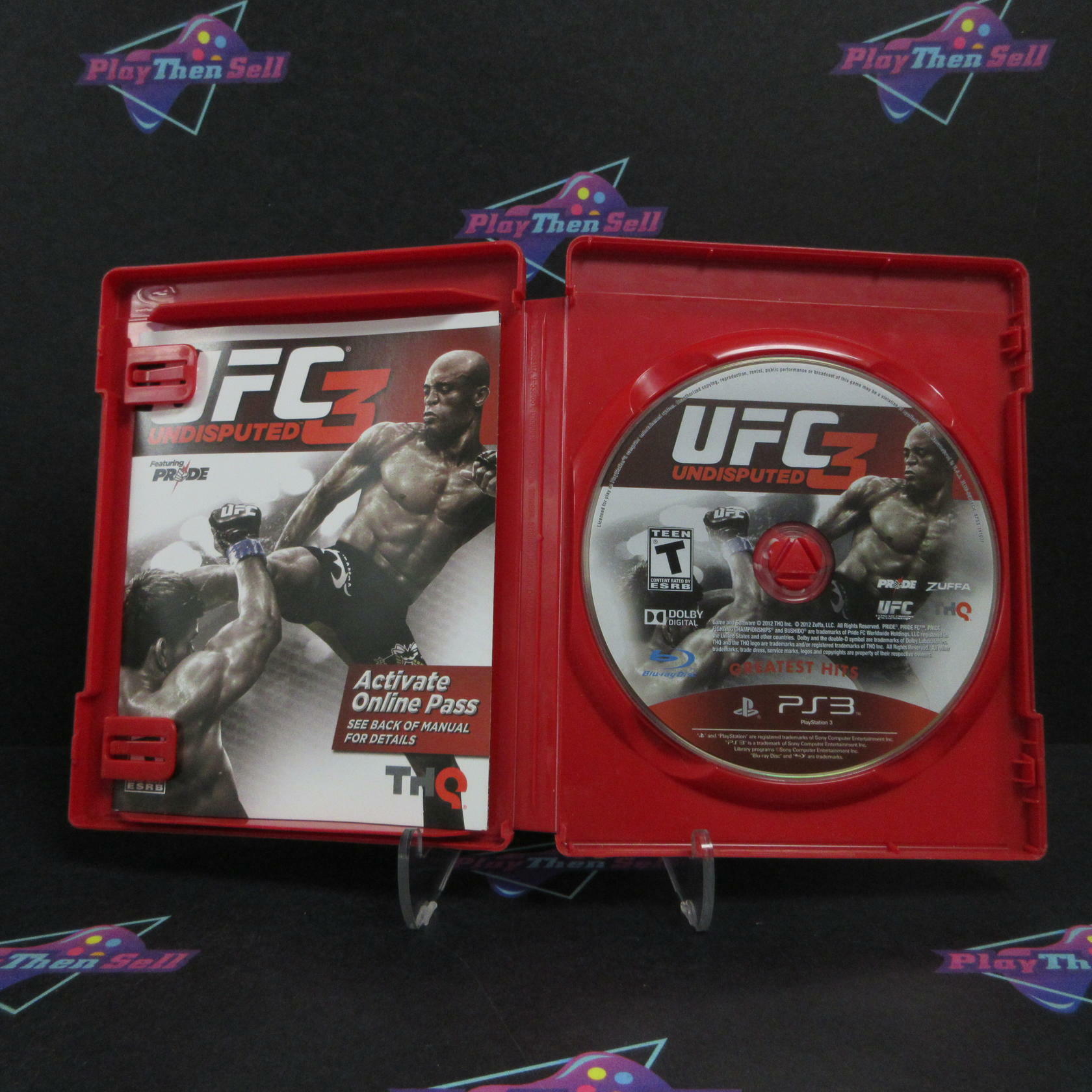 UFC Undisputed 3 PS3 PlayStation 3 GH AD Complete CIB - Very Good
