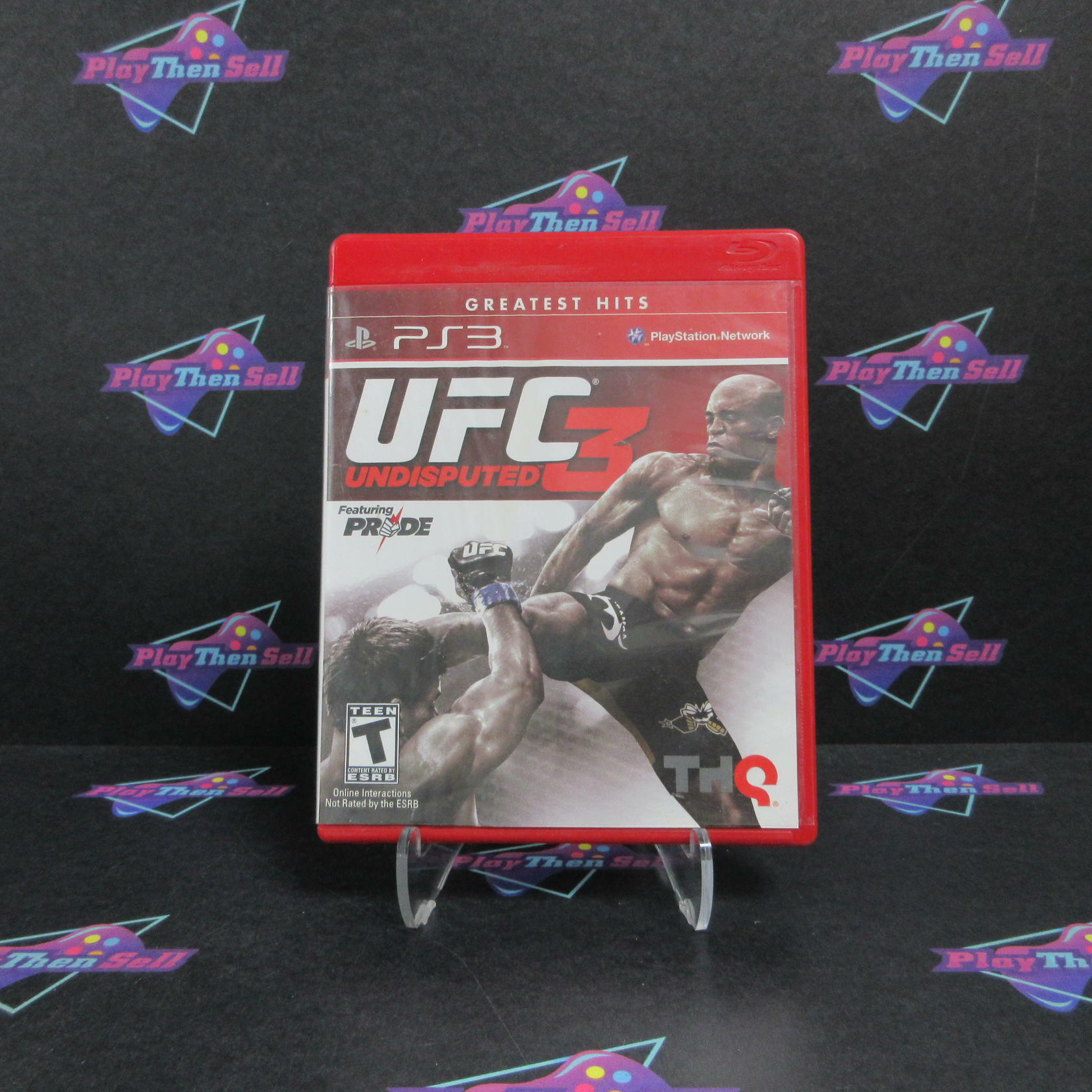 UFC Undisputed 3 PS3 PlayStation 3 GH AD Complete CIB - Very Good