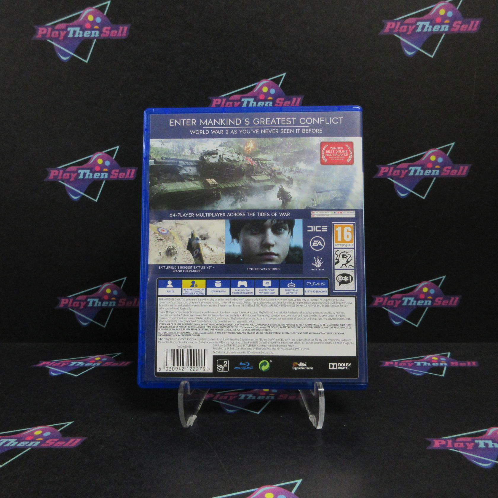 Battlefield V 5 PS4 PlayStation 4 PAL - Like New