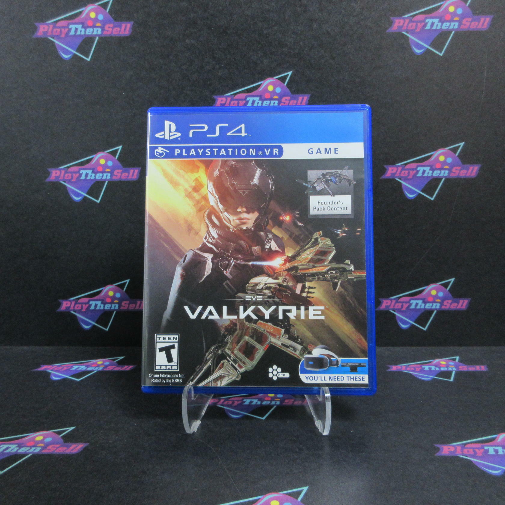 Eve Valkyrie PS4 PlayStation 4 PSVR Complete - Excellent