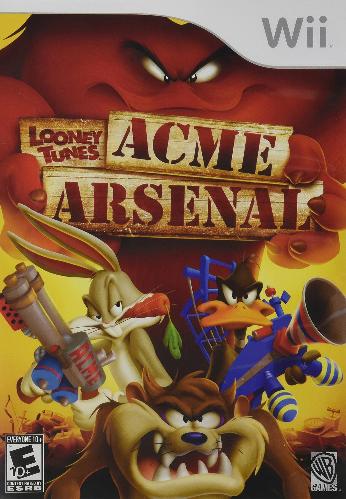 Looney Toons Acme Arsenal Nintendo Wii - Like New