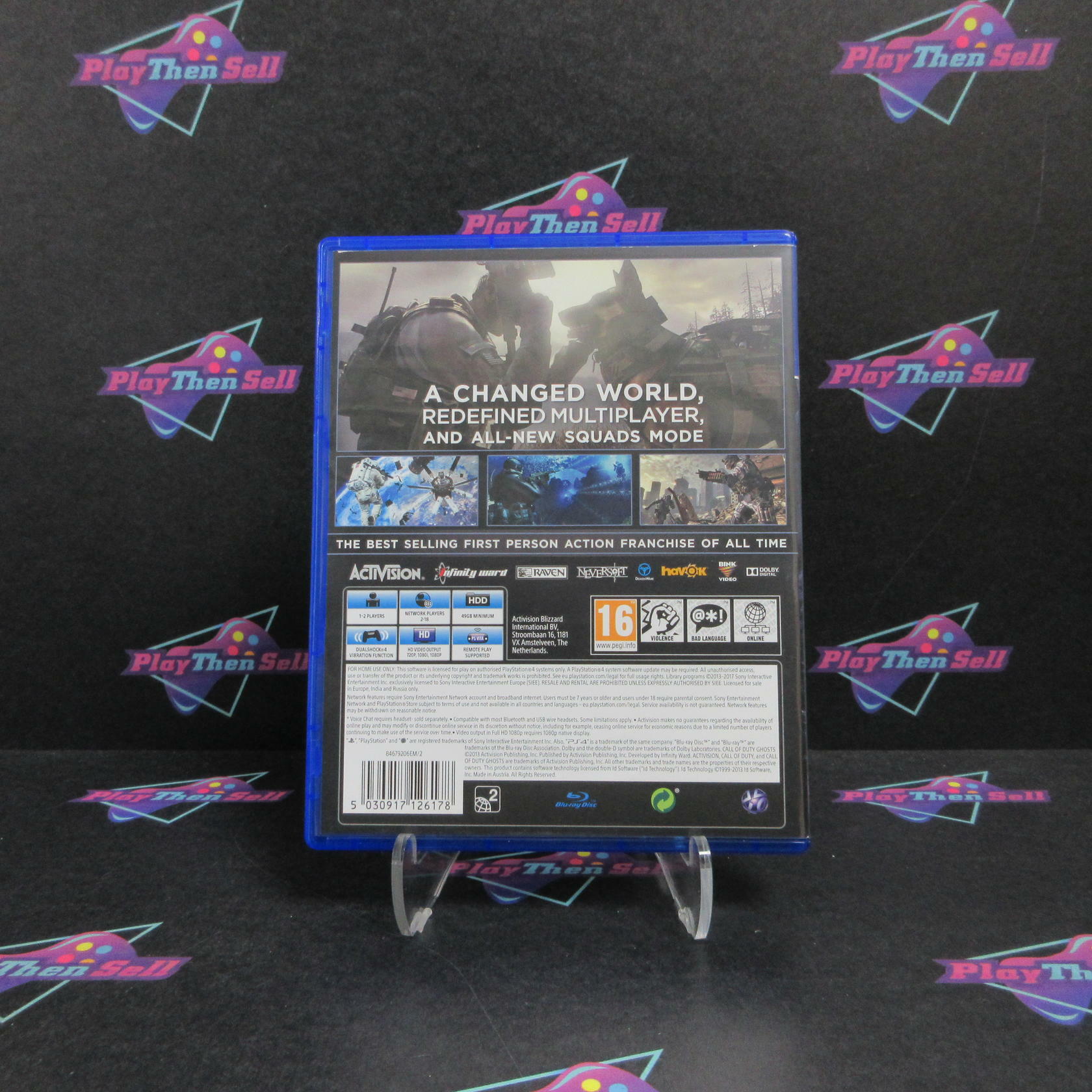 Call of Duty Ghosts PS4 PlayStation 4 PAL - Like New