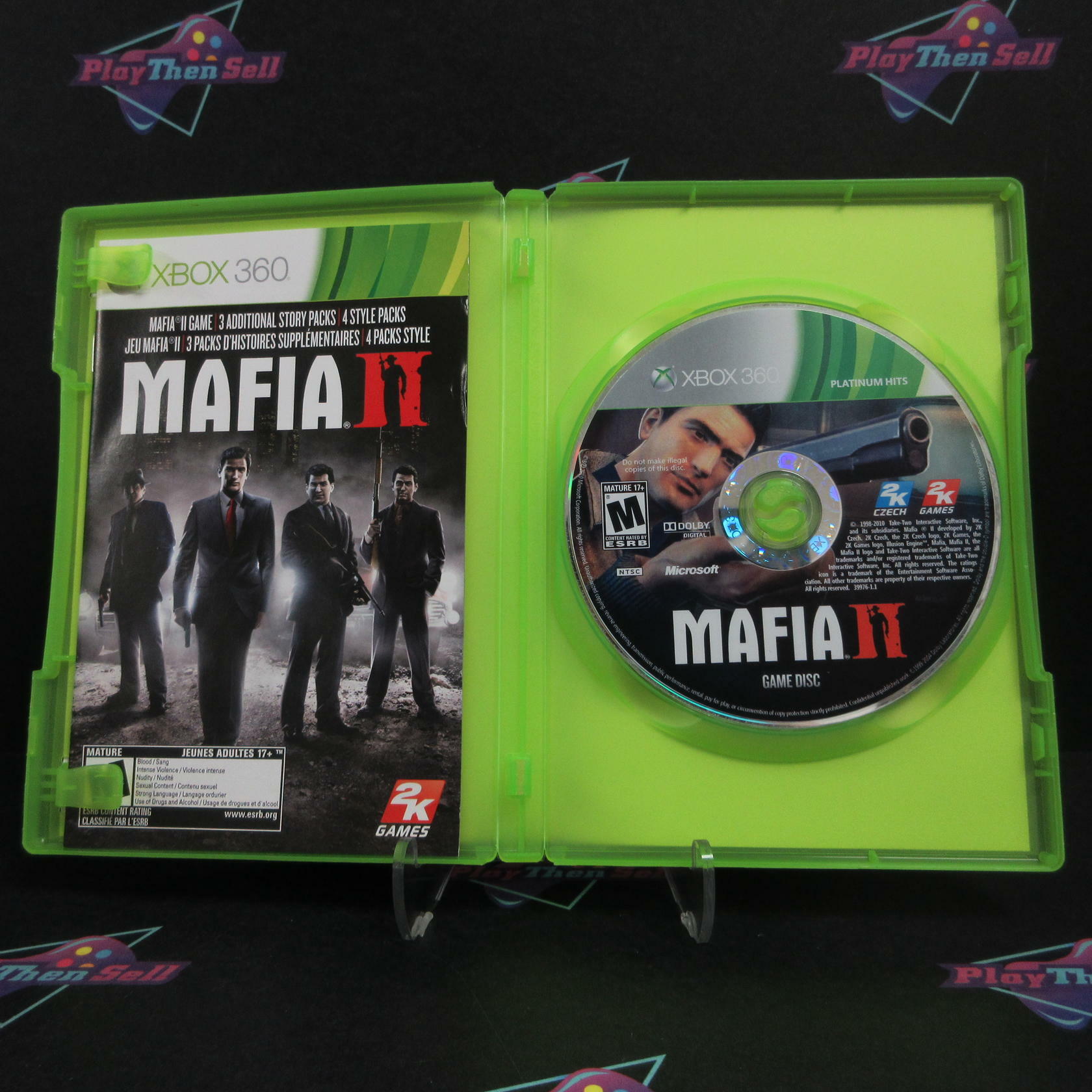 Mafia 2 II Xbox 360 PH + Poster - Like New