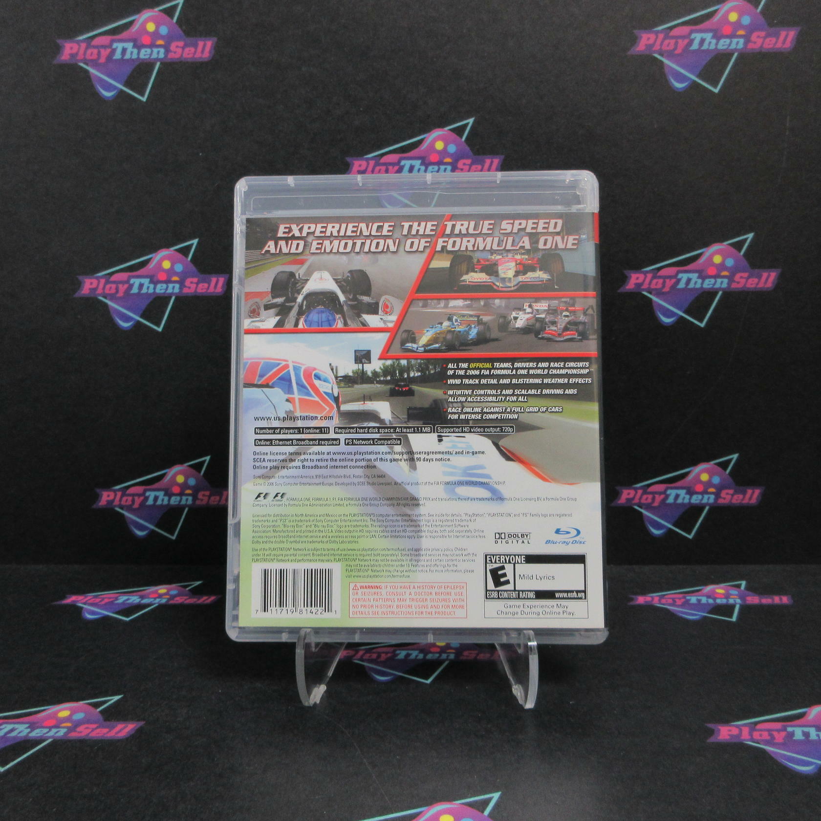 F1 Formula One Championship Edition PS3 PlayStation 3 + Reg Card CIB - Excellent