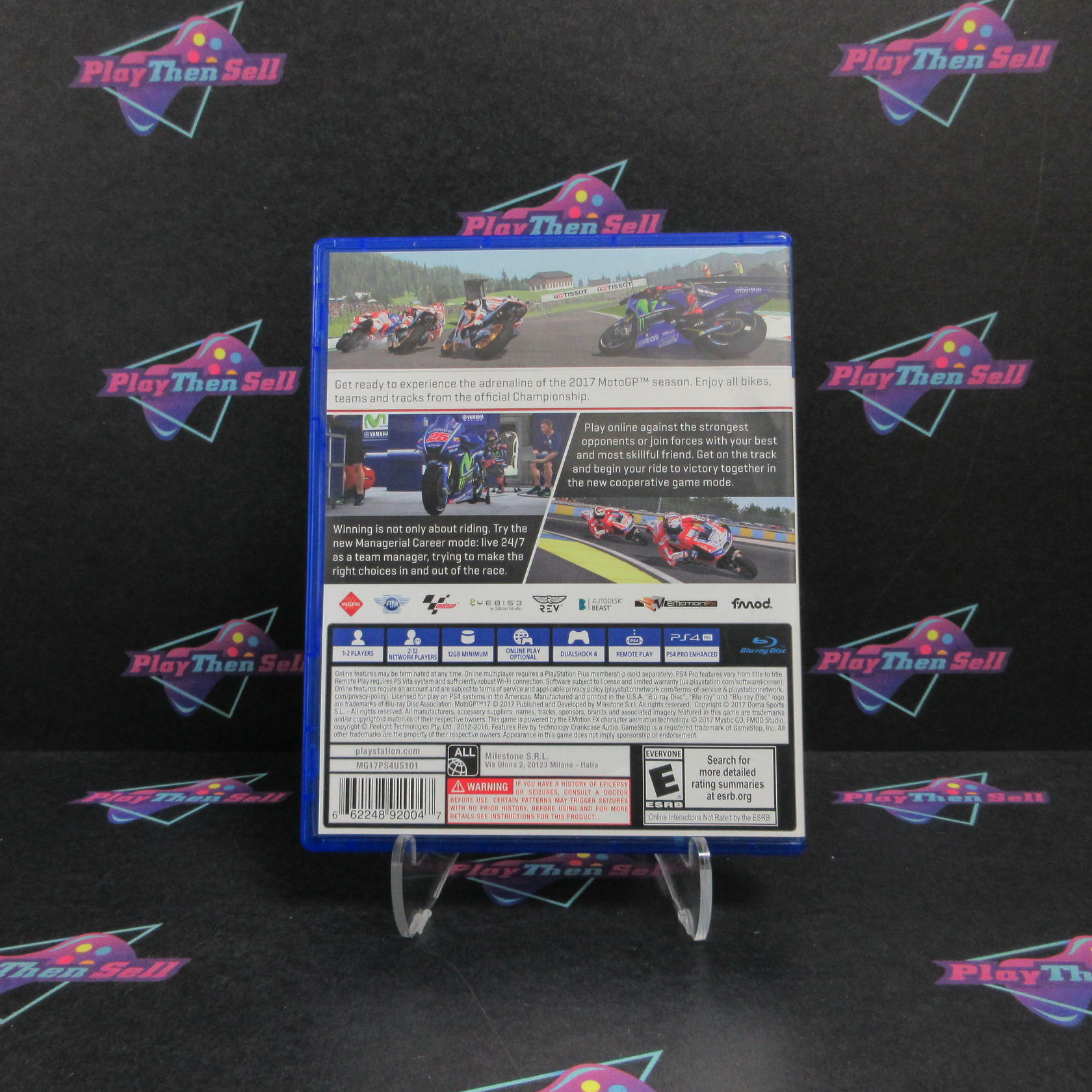 MotoGP 17 PS4 PlayStation 4 Complete - Excellent