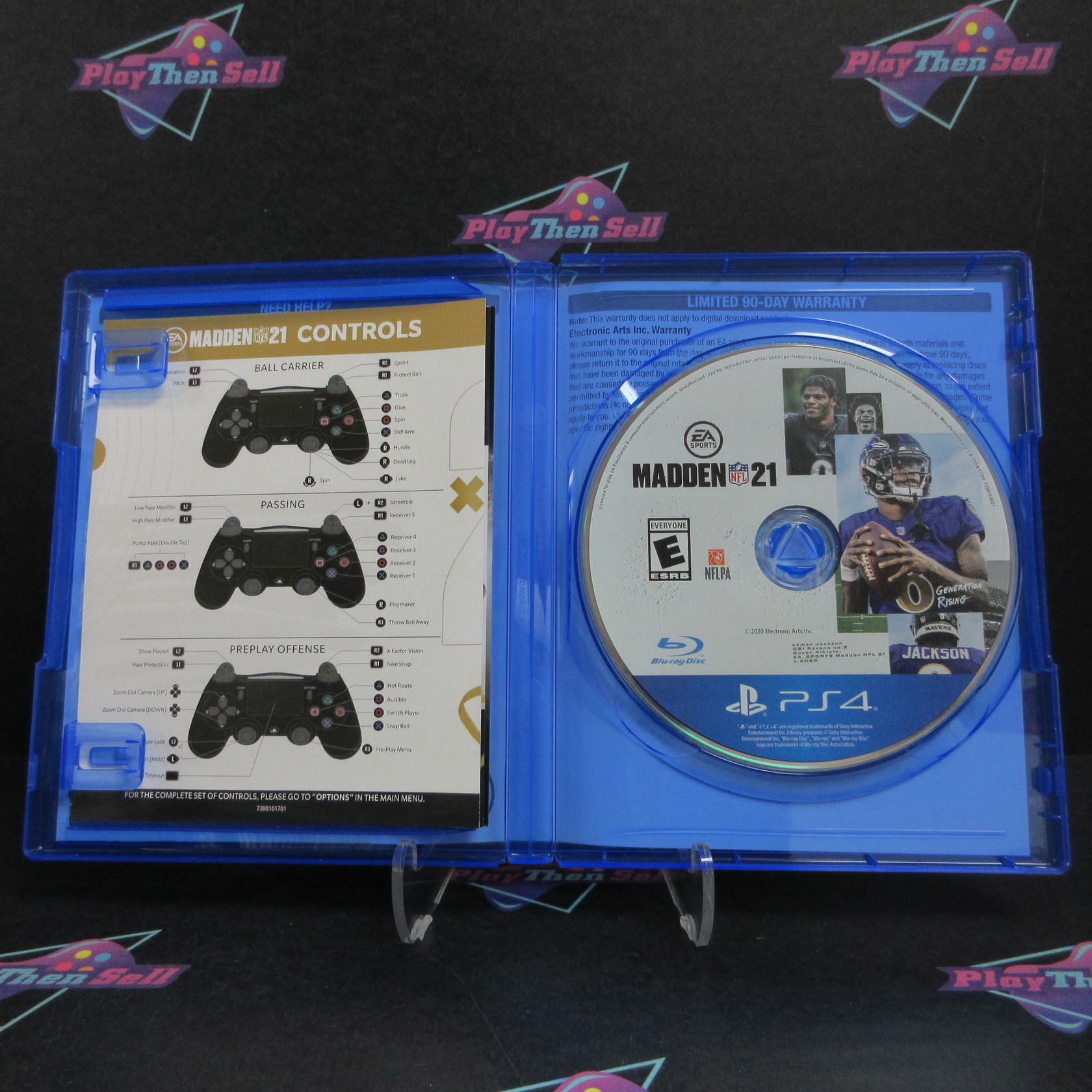 Madden NFL 21 Deluxe Edition PS4 PlayStation 4 Complete - Excellent