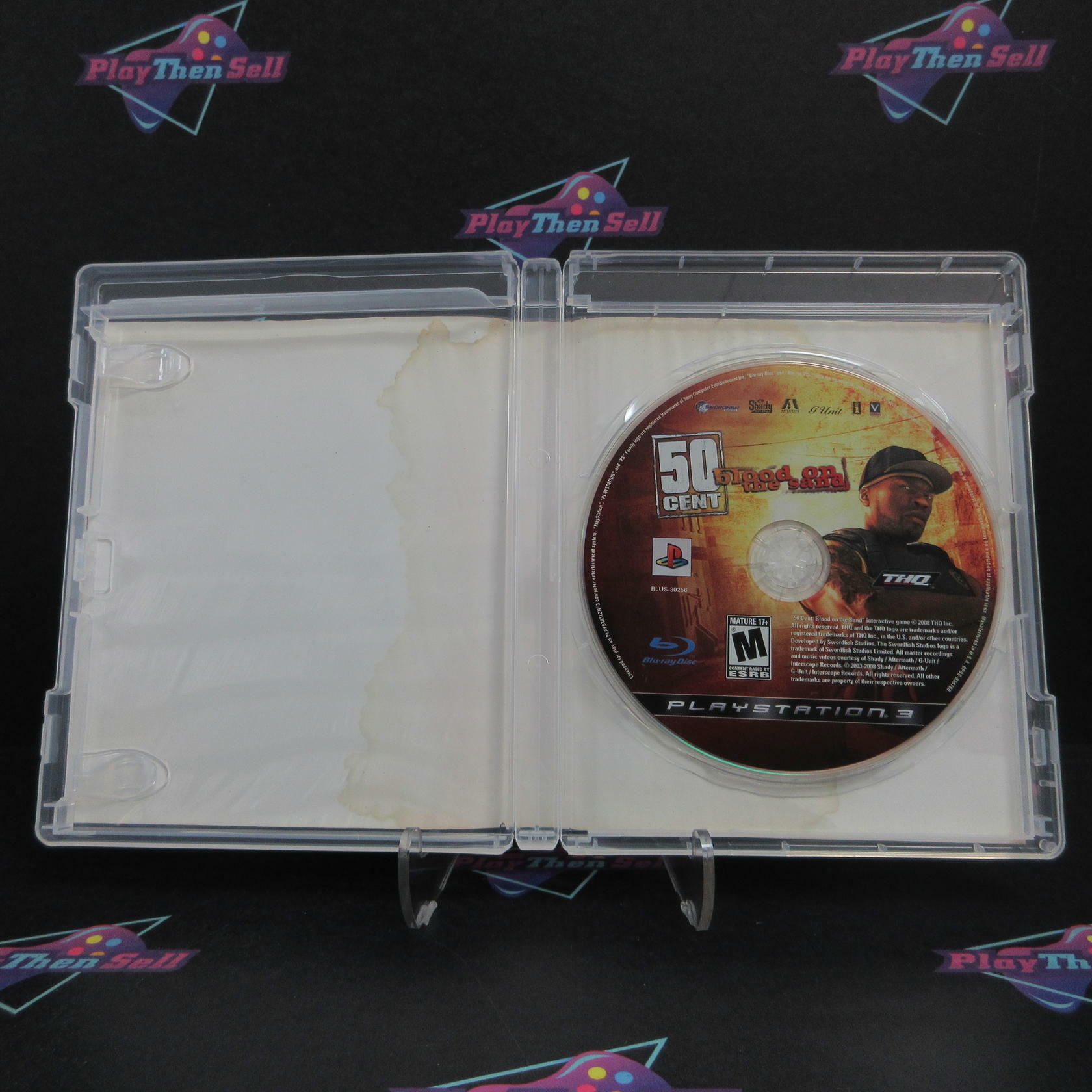 50 Cent Blood on the Sand PS3 PlayStation 3 AD/NM - Very Good