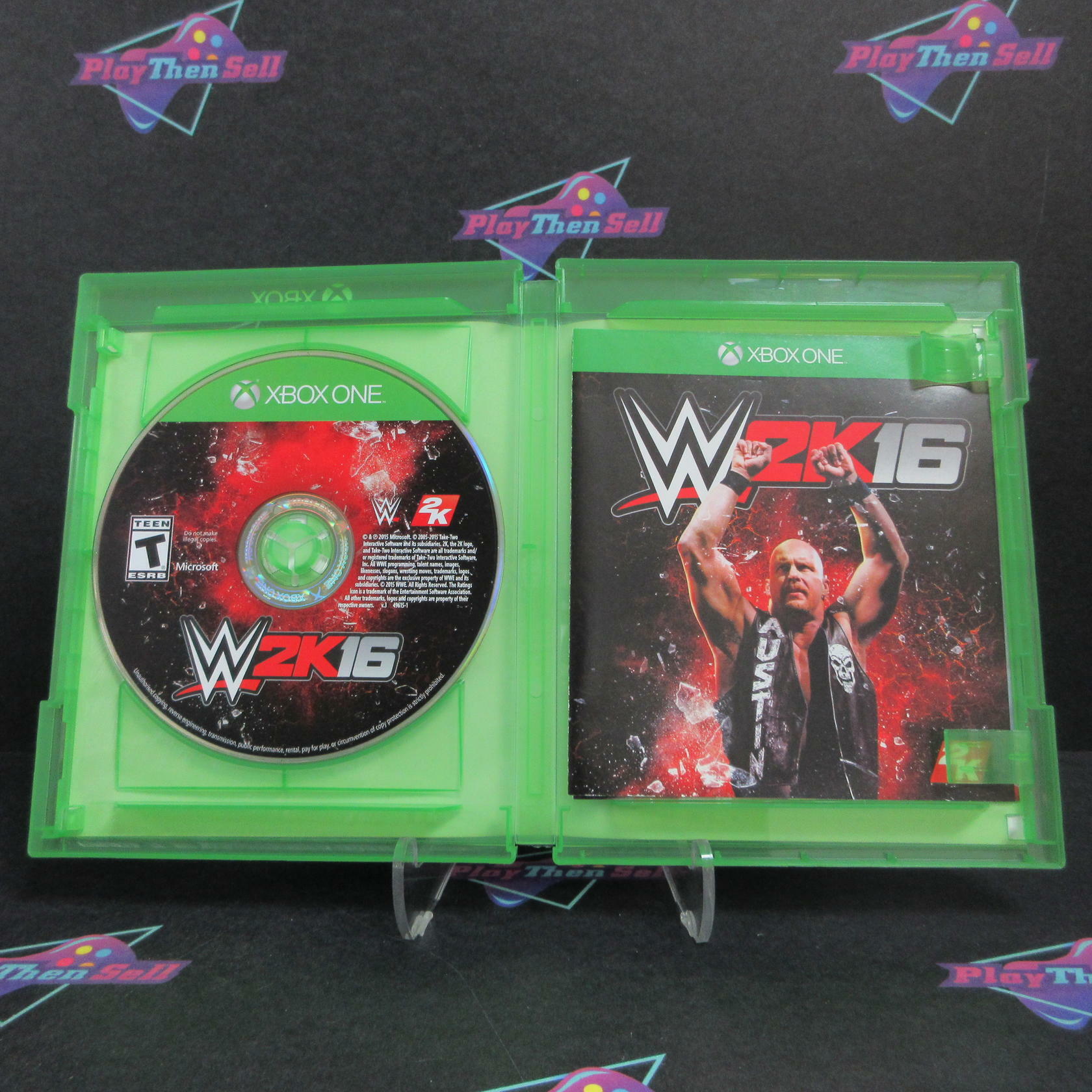 WWE 2K16 Xbox One + Trading Card Complete - Refurbished