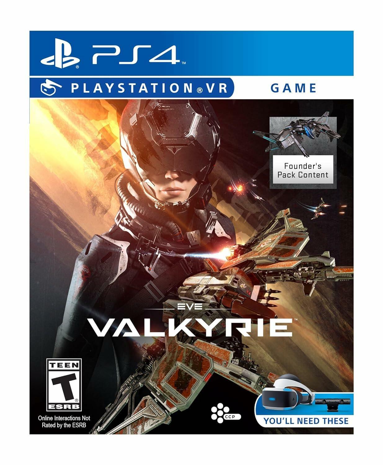 Eve Valkyrie PS4 PlayStation 4 PSVR Complete - Excellent