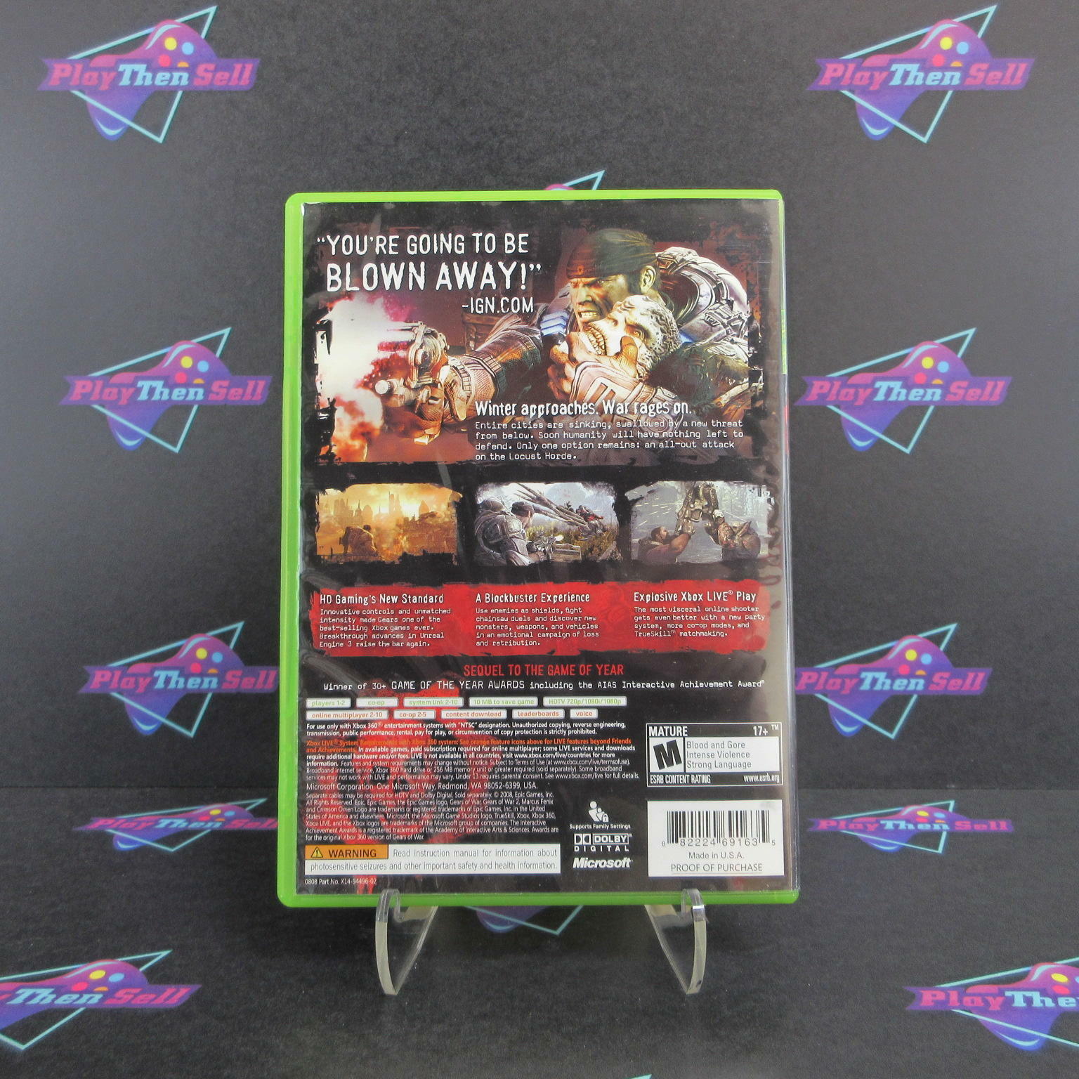 Gears of War 2 The Complete Collection GOTY Edition Xbox 360 - Like New