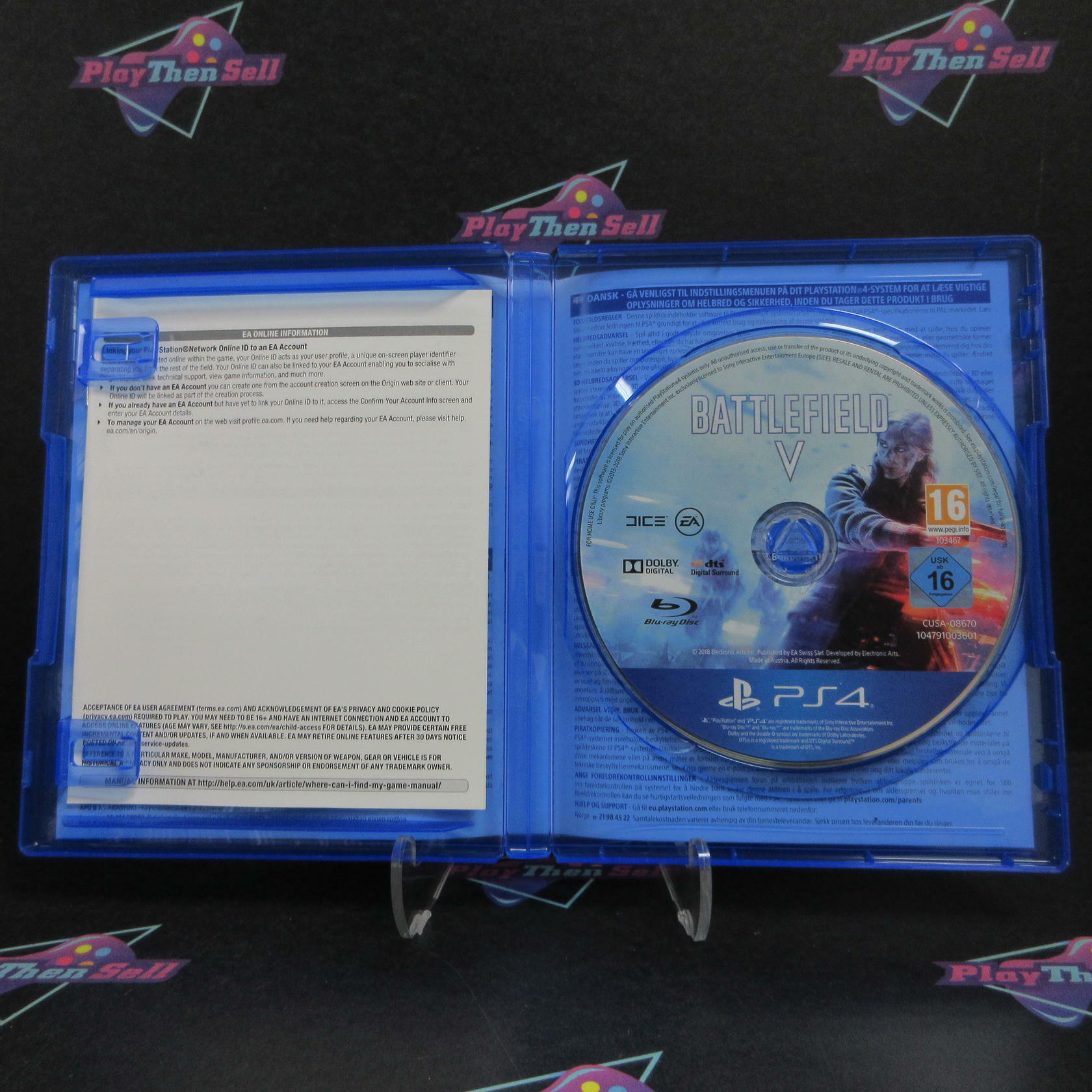 Battlefield V 5 PS4 PlayStation 4 PAL - Like New