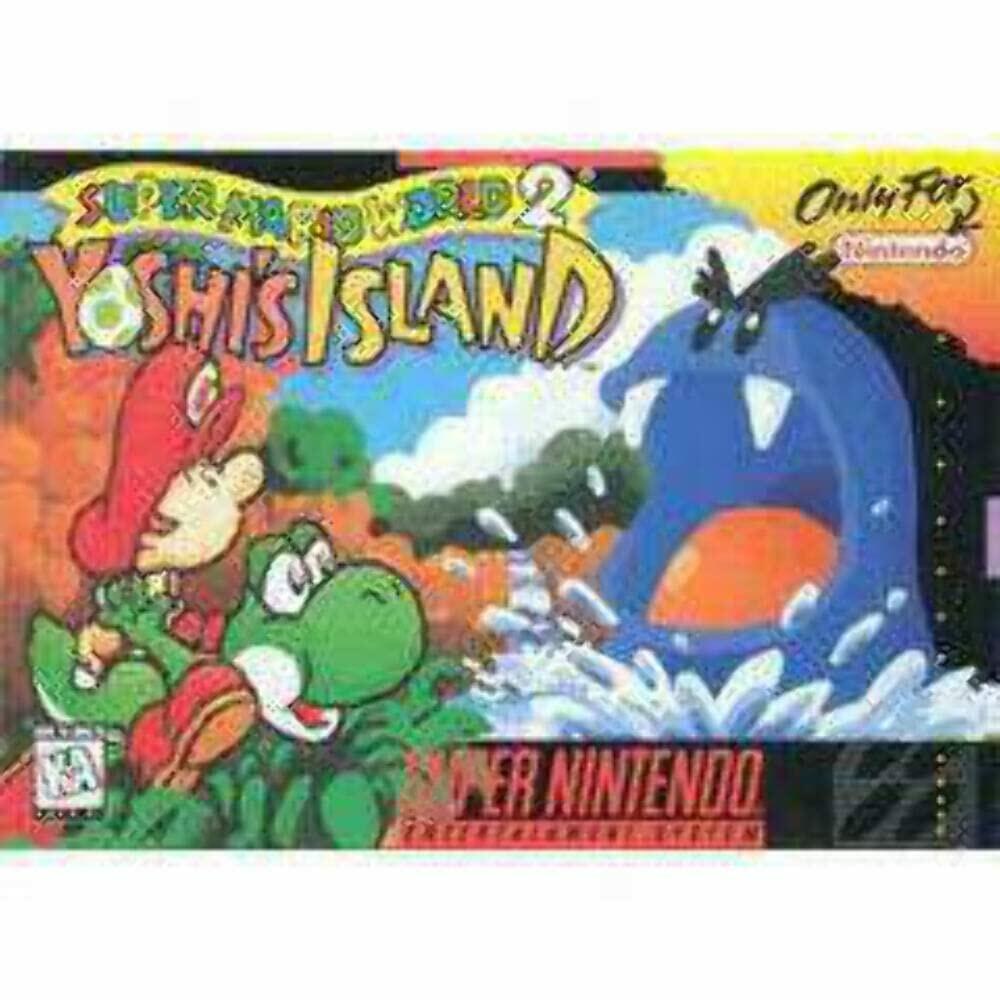 Super Mario World 2 Yoshi's Island Nintendo SNES - Refurbished