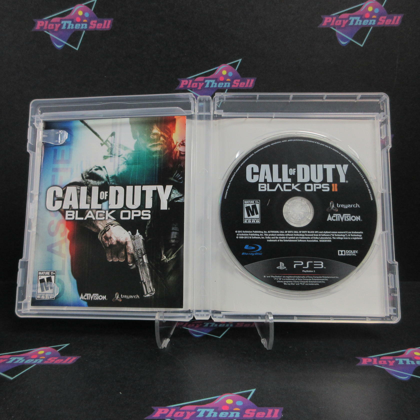 Call of Duty Black Ops 1 & 2 Combo Pack PS3 PlayStation 3 AD Complete CIB - Very Good