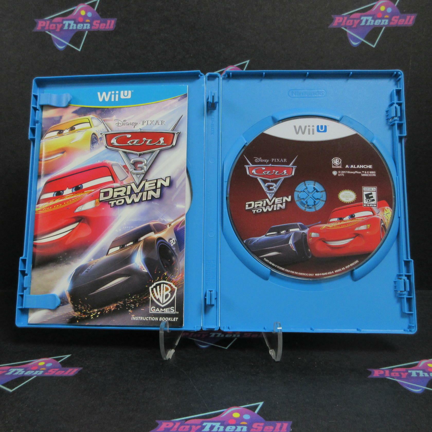 Cars 3 Driven to Win Nintendo Wii U AD Complete CIB - Very Good