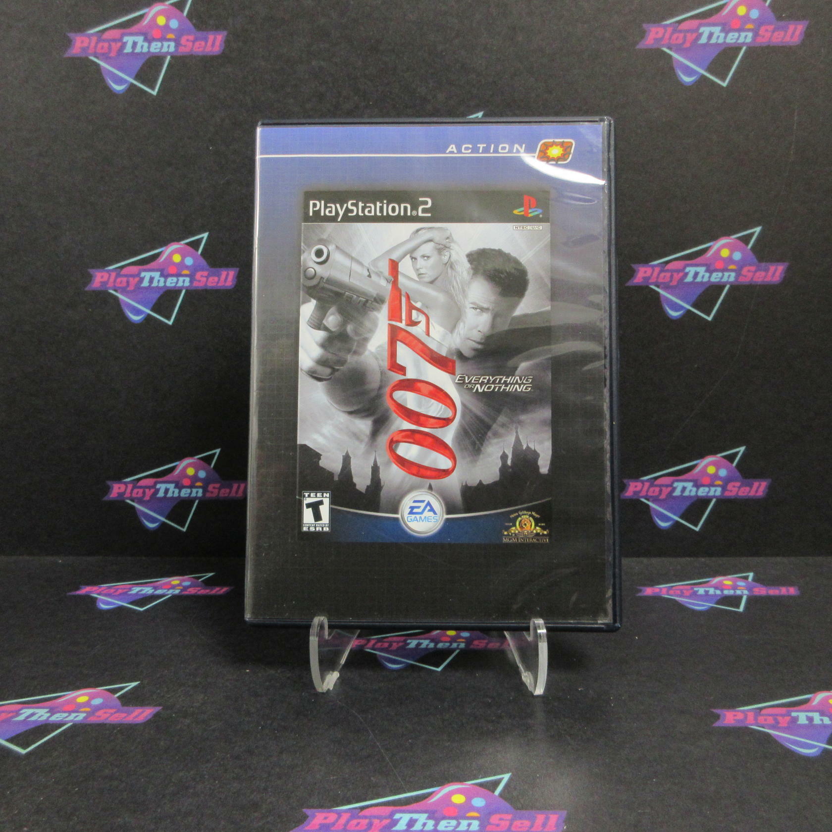 James Bond 007 Everything or Nothing Rental Art PS2 PlayStation 2 Complete CIB - Very Good