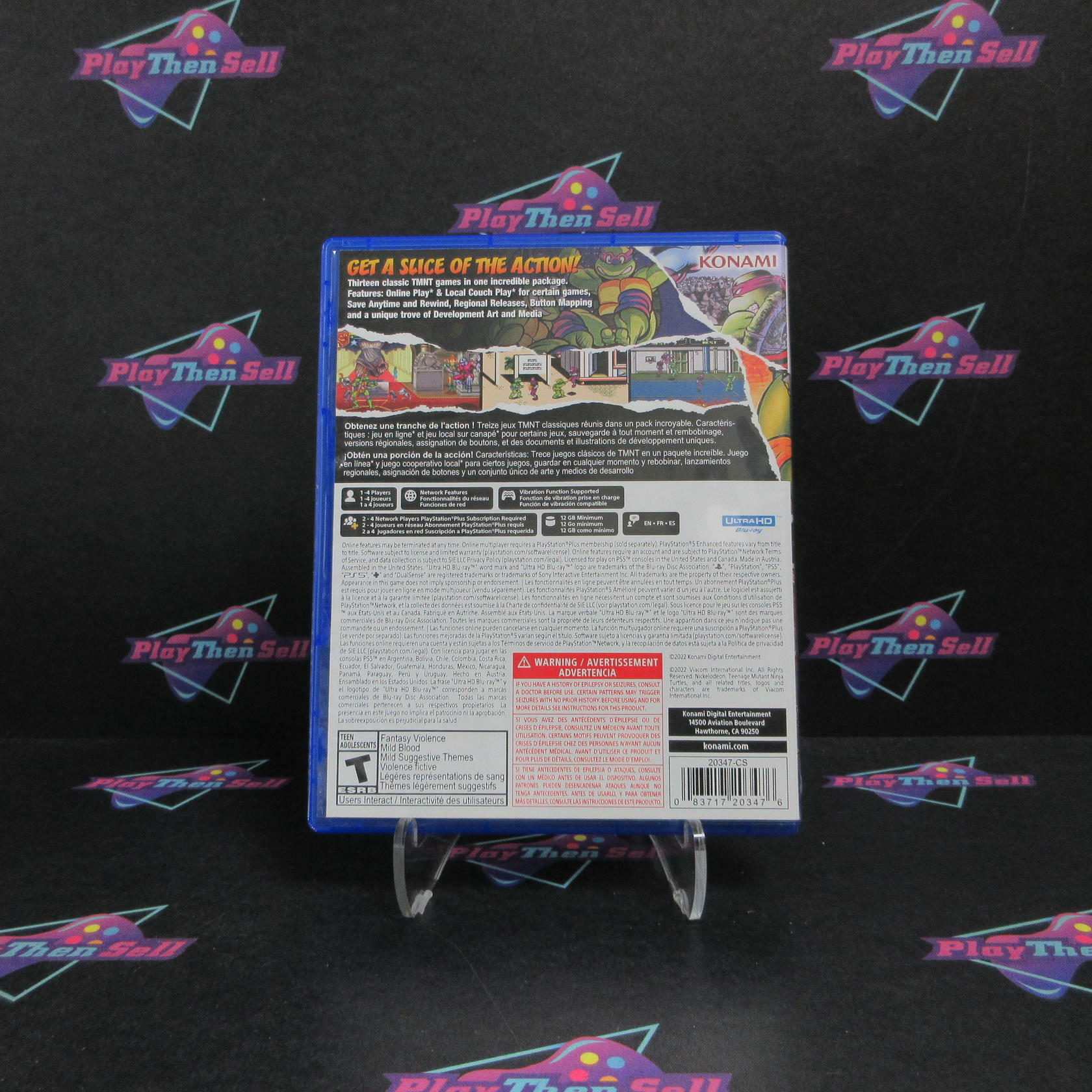 Teenage Mutant Ninja Turtles Cowabunga Collection PS5 PlayStation 5 - Refurbished