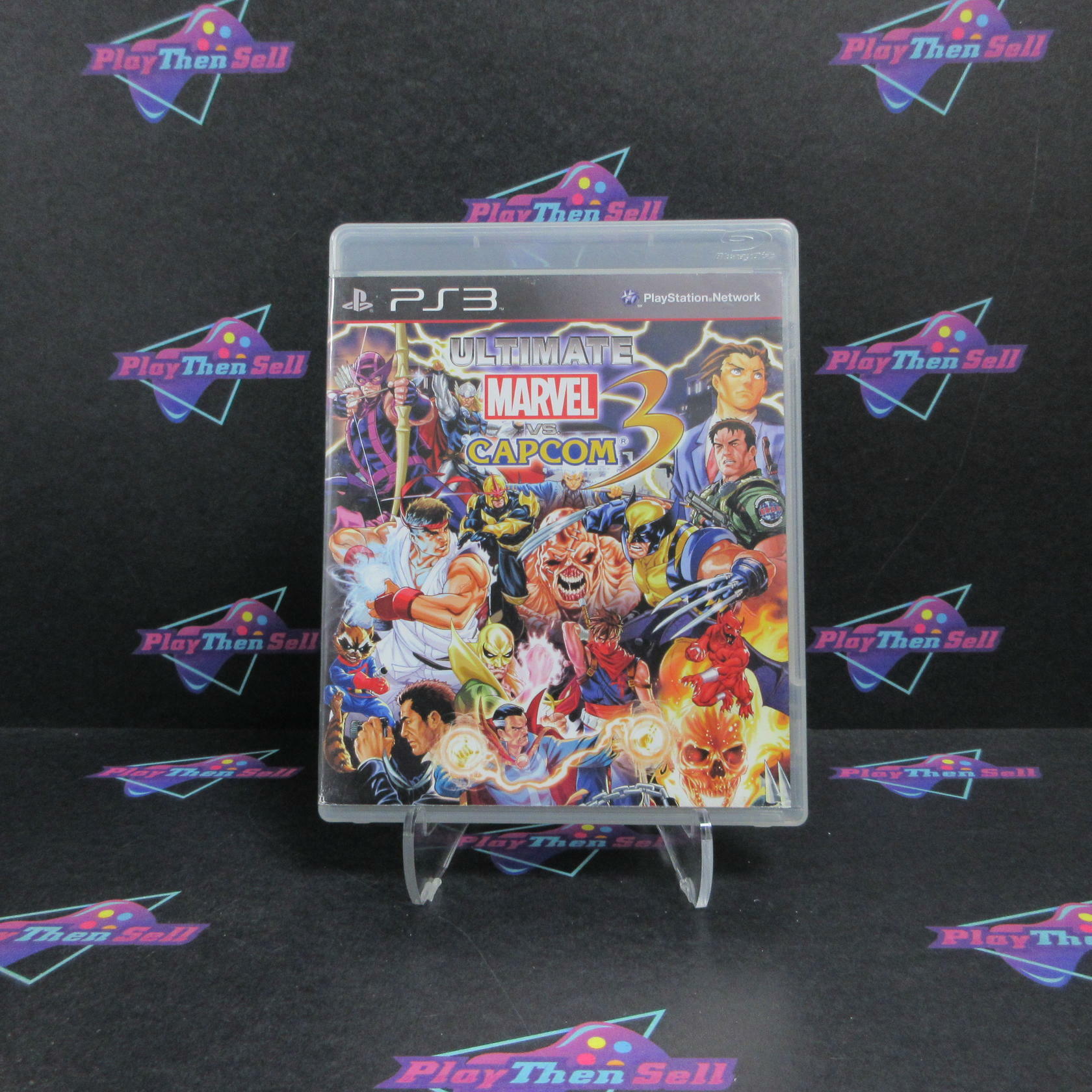 Ultimate Marvel Vs Capcom 3 PS3 PlayStation 3 AD/MD/DD Complete CIB - Very Good