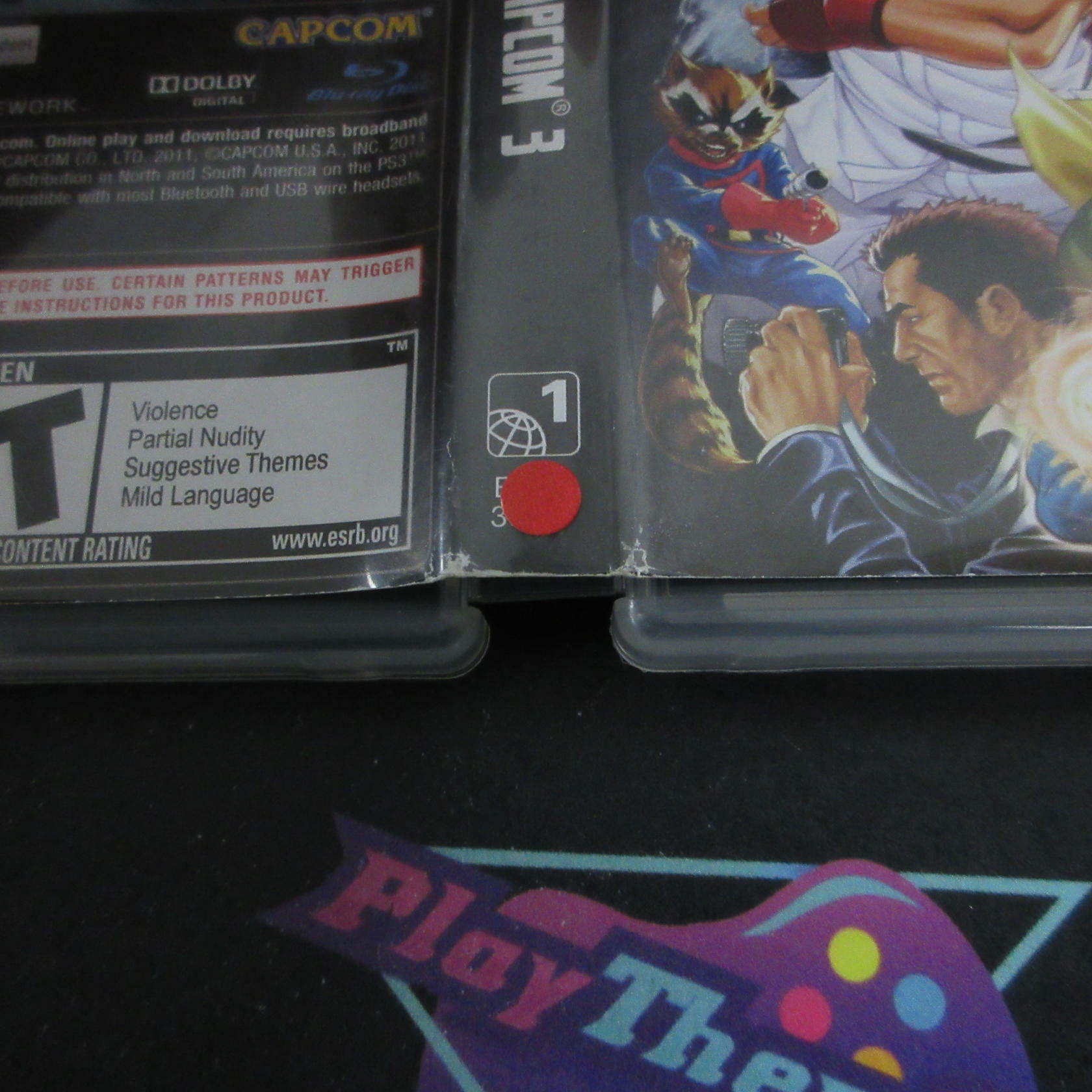 Ultimate Marvel Vs Capcom 3 PS3 PlayStation 3 AD/MD/DD Complete CIB - Very Good
