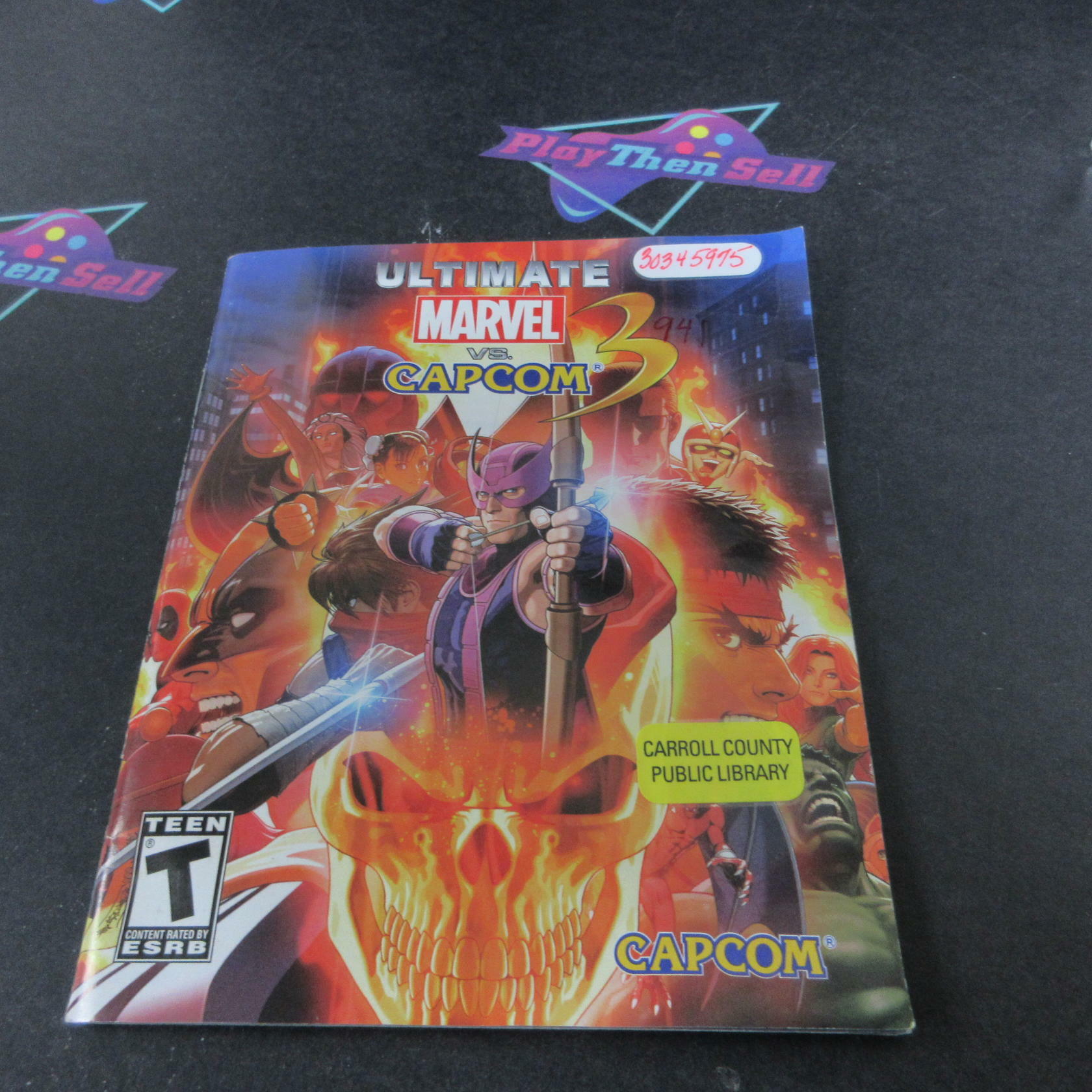 Ultimate Marvel Vs Capcom 3 PS3 PlayStation 3 AD/MD/DD Complete CIB - Very Good