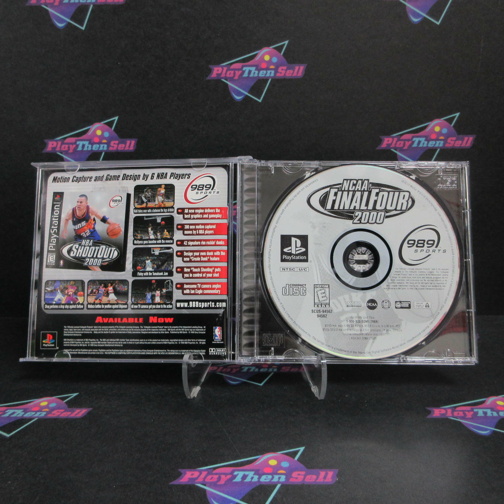 NCAA Final Four 2000 PS1 PlayStation 1 + Reg Card Complete - Excellent