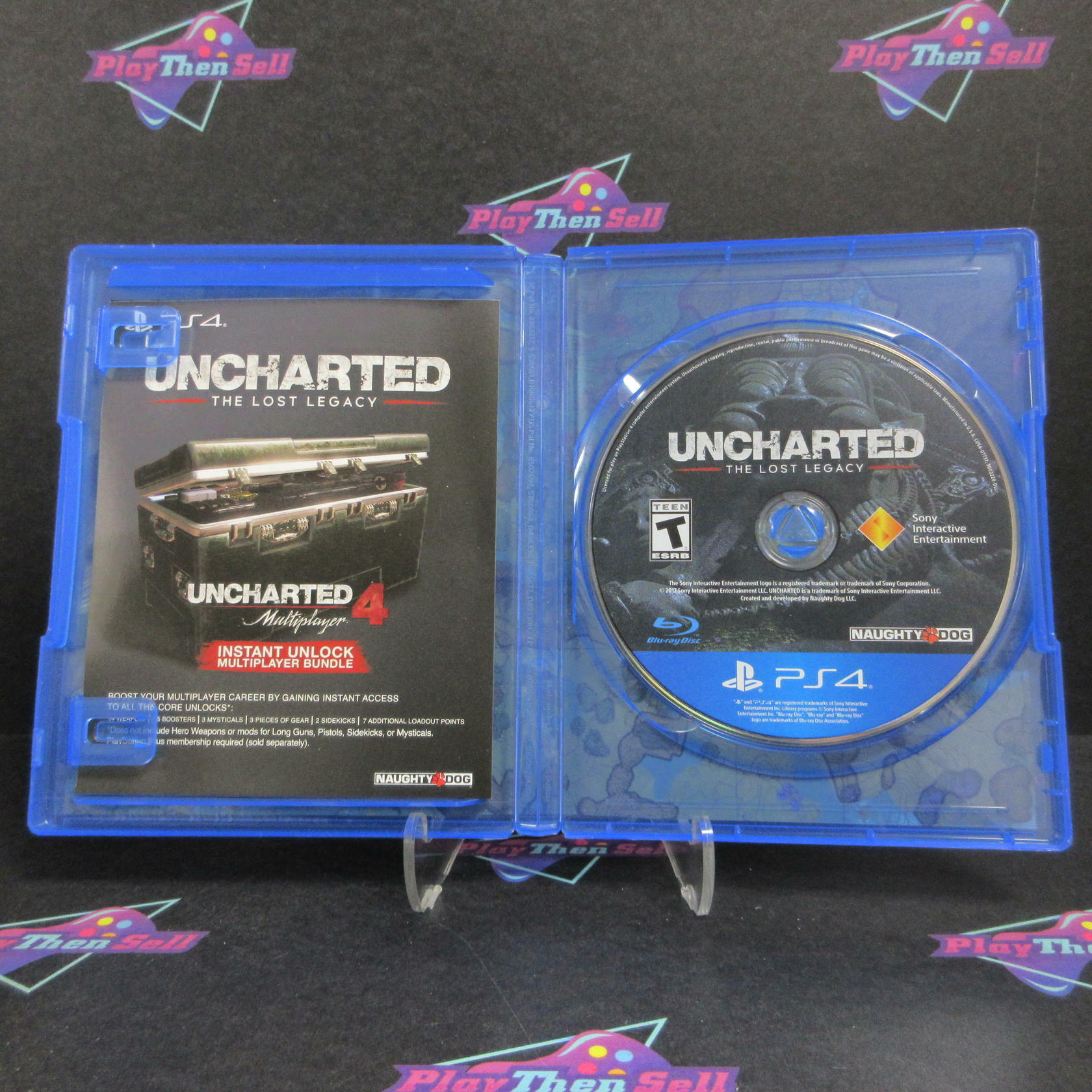 Uncharted The Lost Legacy PS4 PlayStation 4 AD Complete CIB - Very Good
