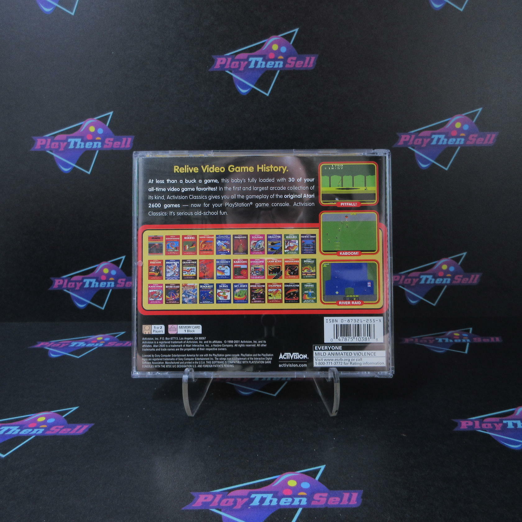 Activision Classic Games Collection PS1 GH + Reg Card Complete - Excellent
