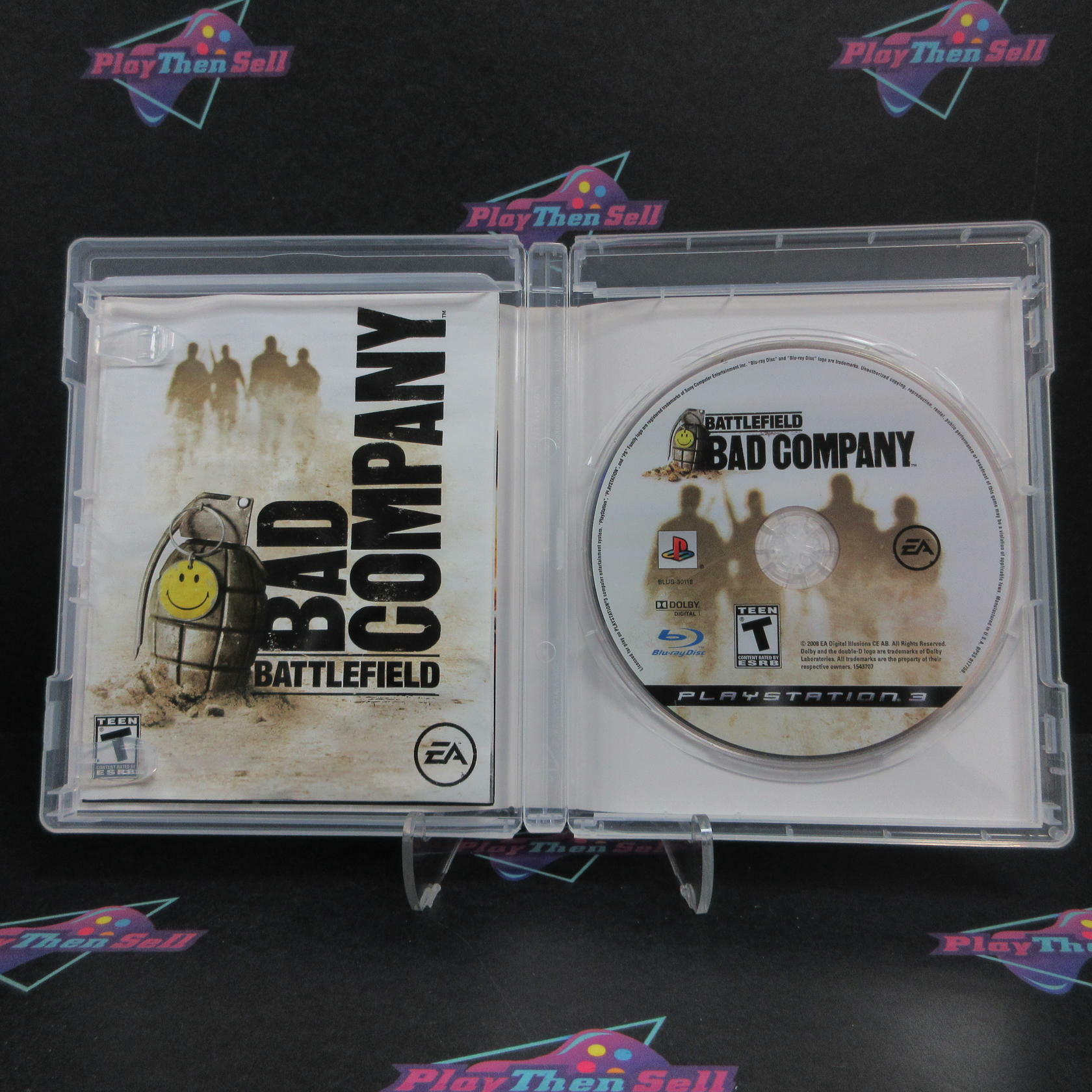 Battlefield Bad Company PS3 PlayStation 3 MD Complete CIB - Very Good