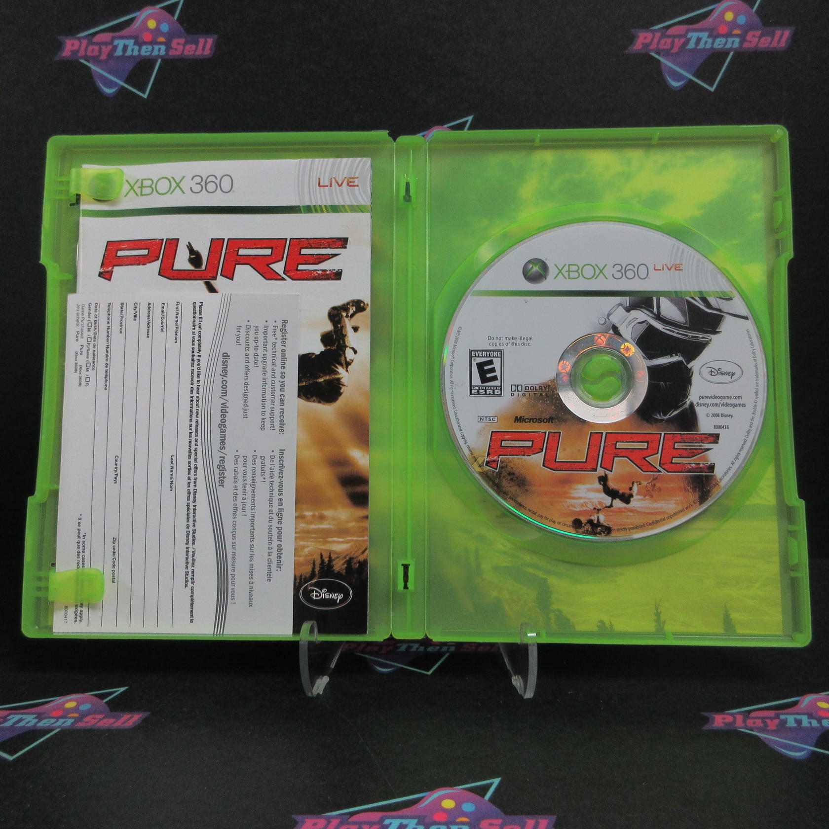 Pure Xbox 360 + Reg Card Complete - Excellent