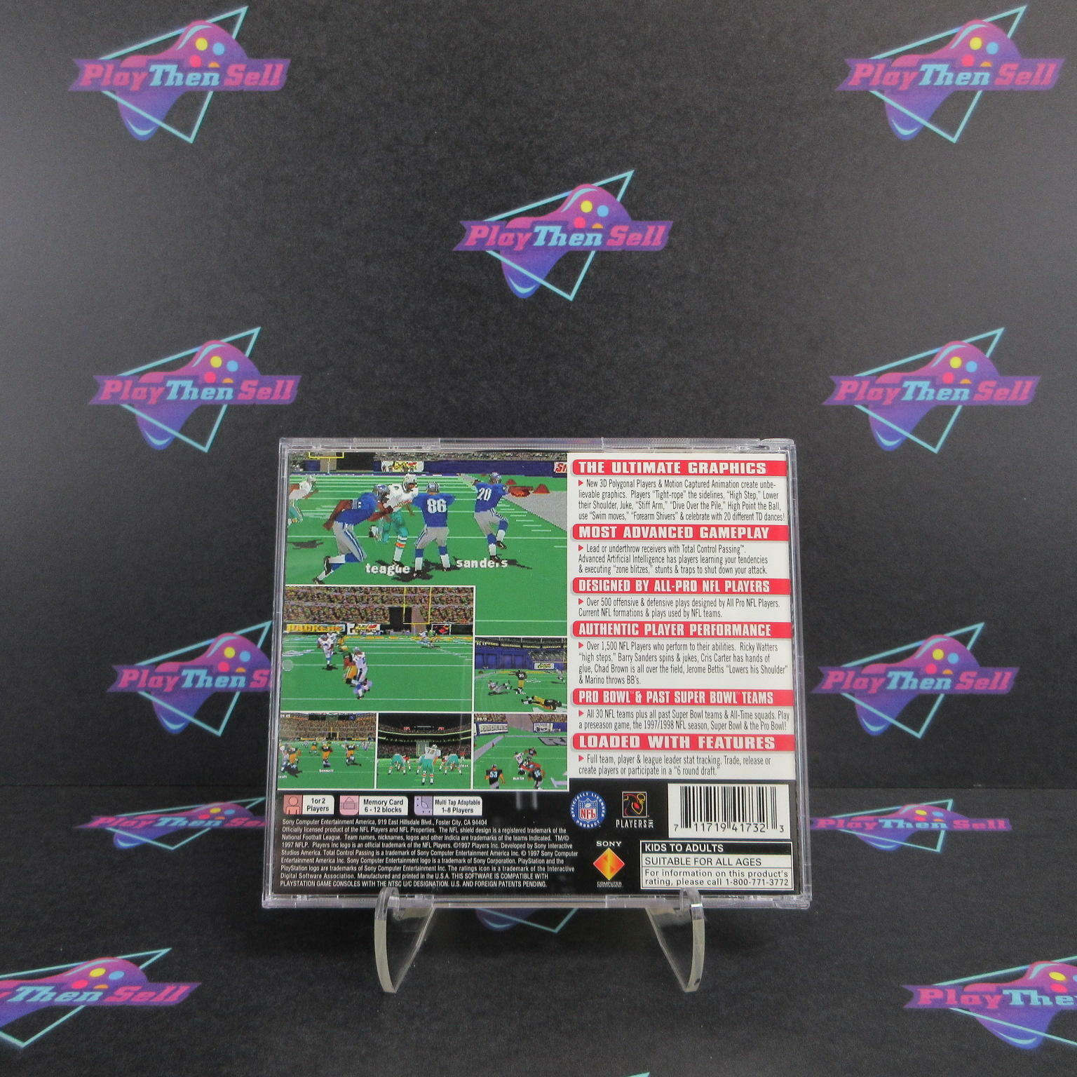 NFL GameDay 98 PS1 PlayStation 1 Complete - Excellent