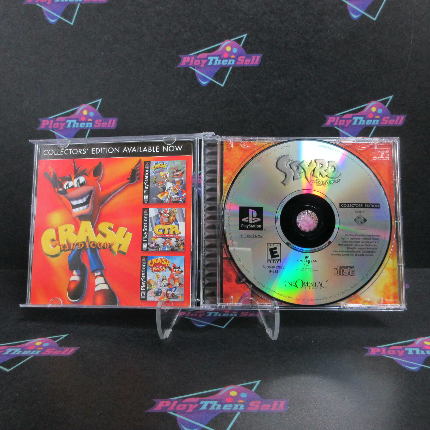 Spyro the Dragon Collector's Edition PS1 PlayStation 1 Complete - Excellent