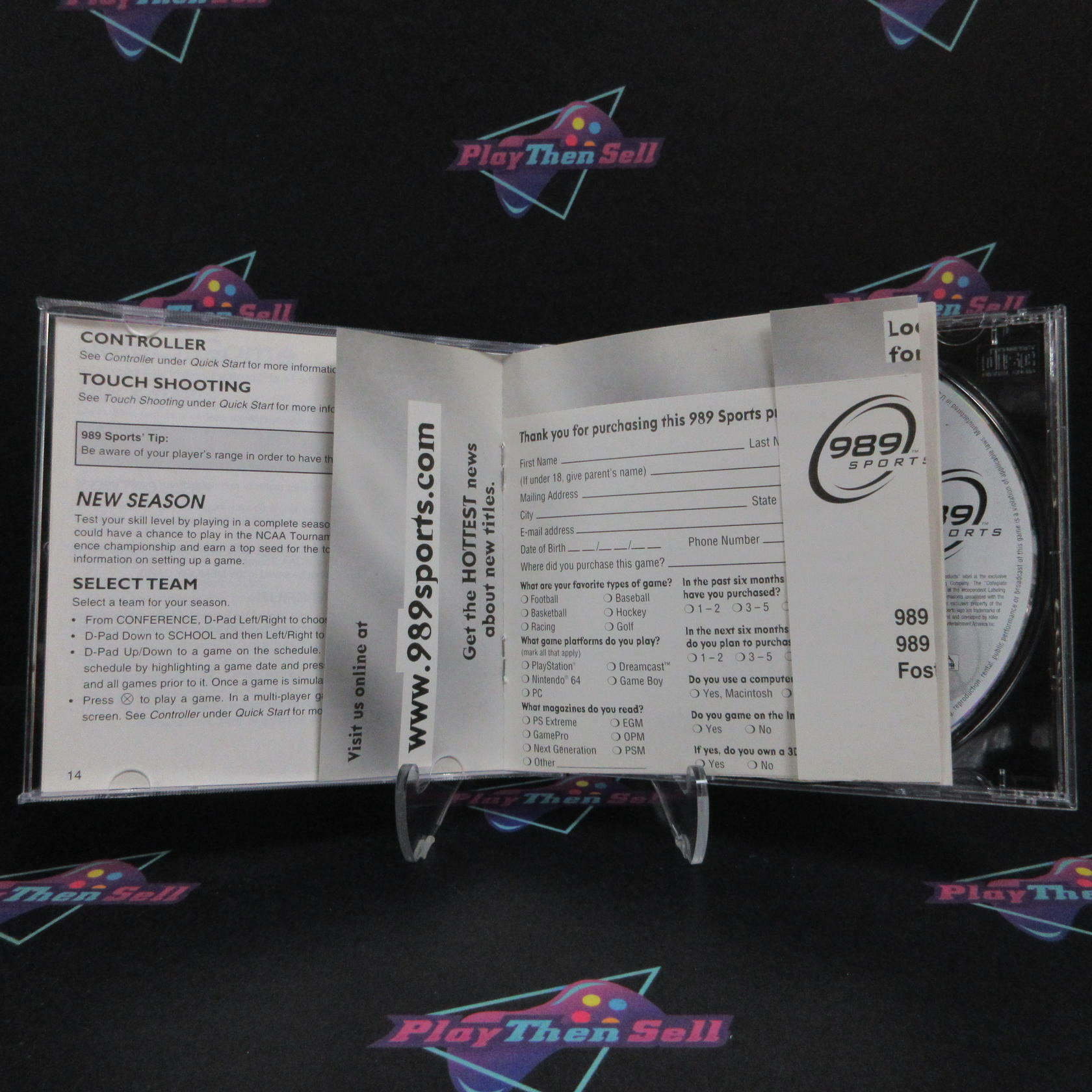 NCAA Final Four 2000 PS1 PlayStation 1 + Reg Card Complete - Excellent