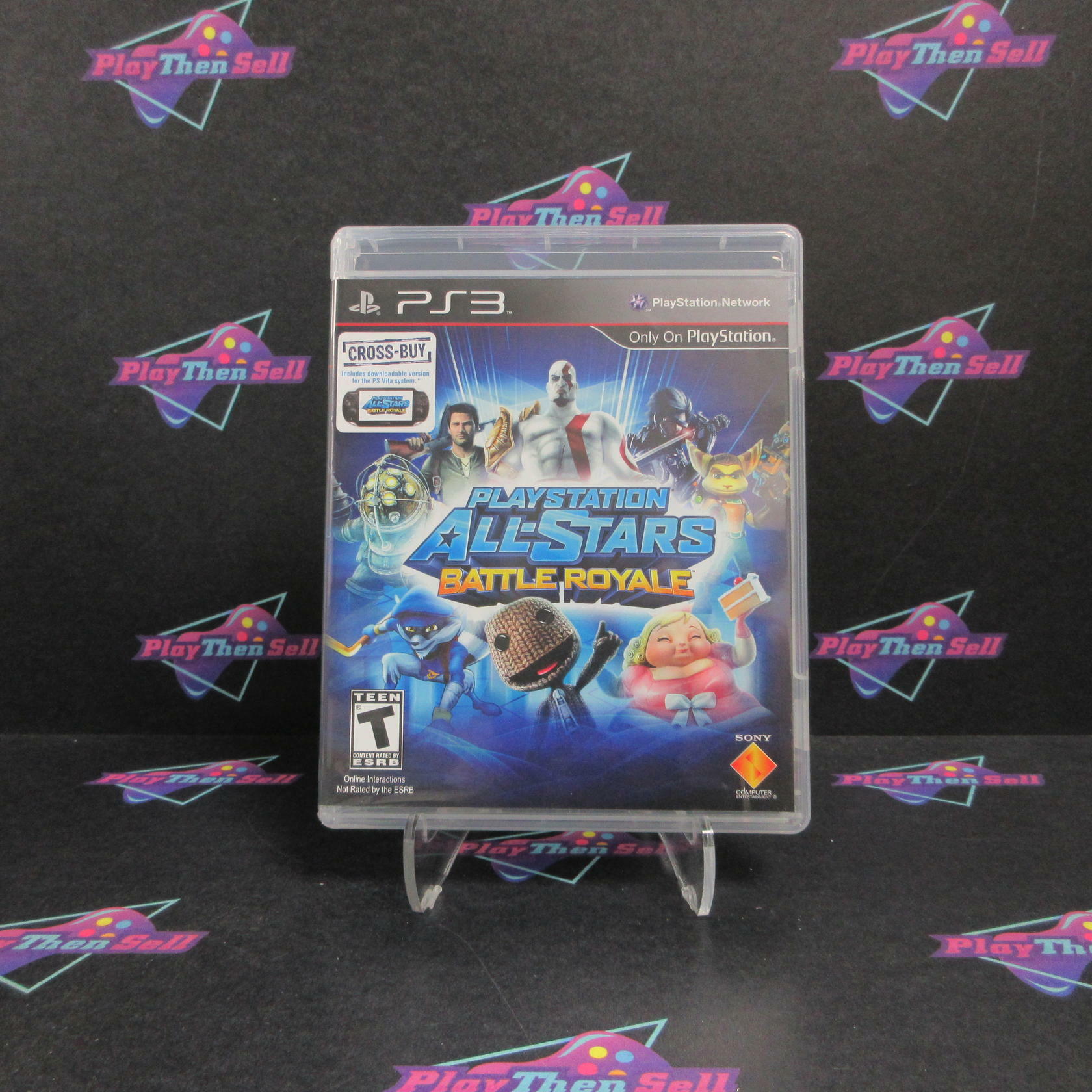 PlayStation All-Stars Battle Royale PS3 PlayStation 3 AD Complete CIB - Very Good