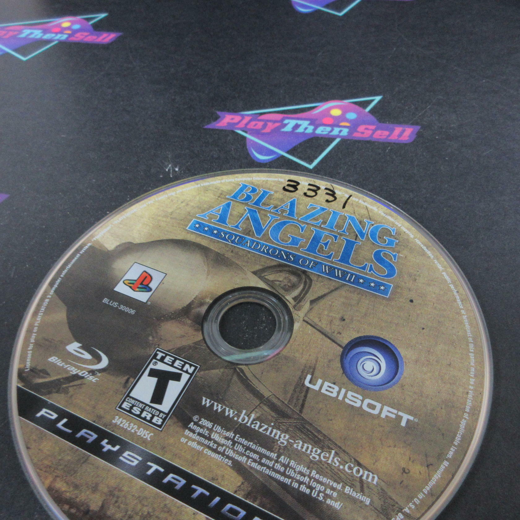 Blazing Angels Squadrons of WWII PS3 PlayStation 3 AD/DD Complete CIB - Very Good