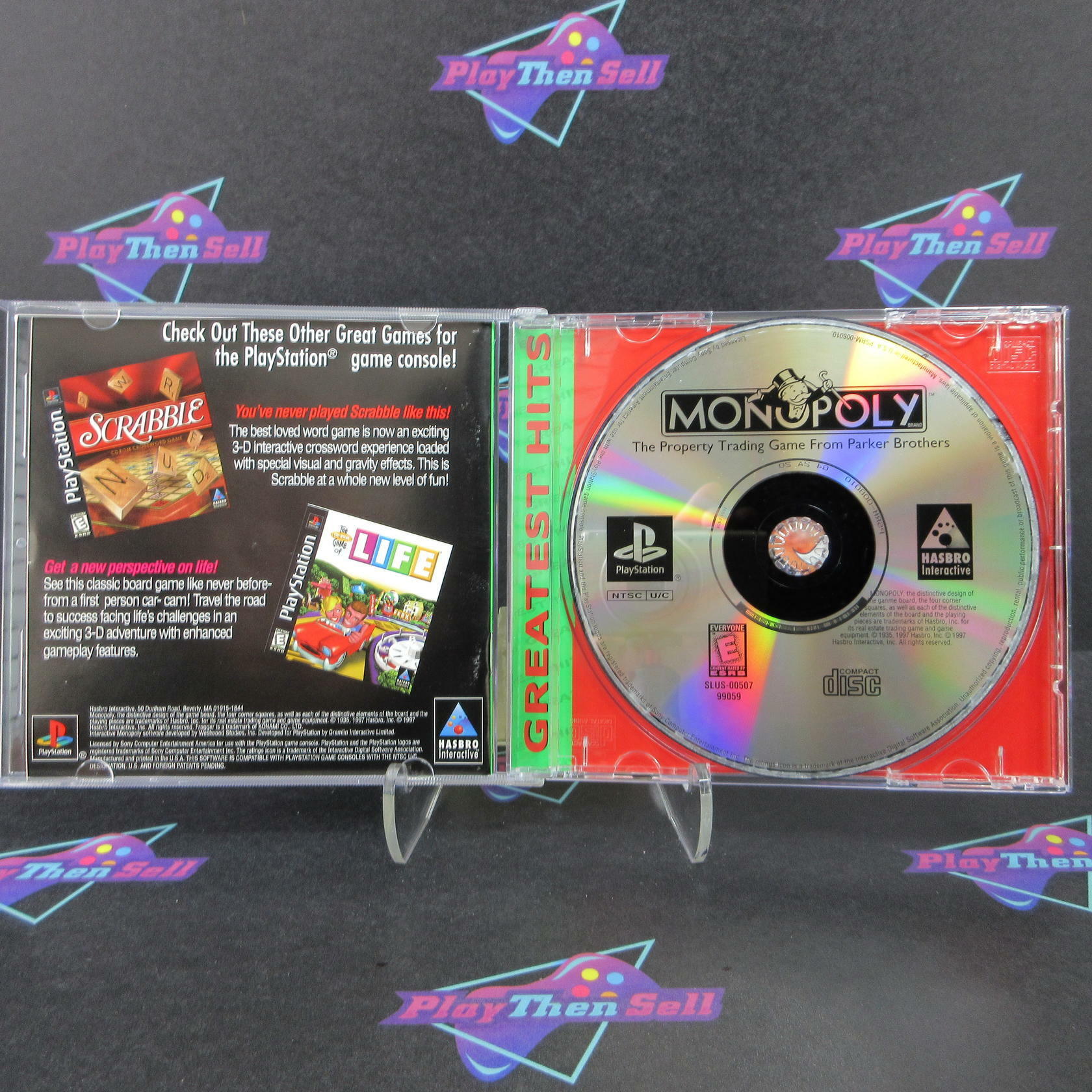 Monopoly PS1 PlayStation 1 GH Complete - Excellent