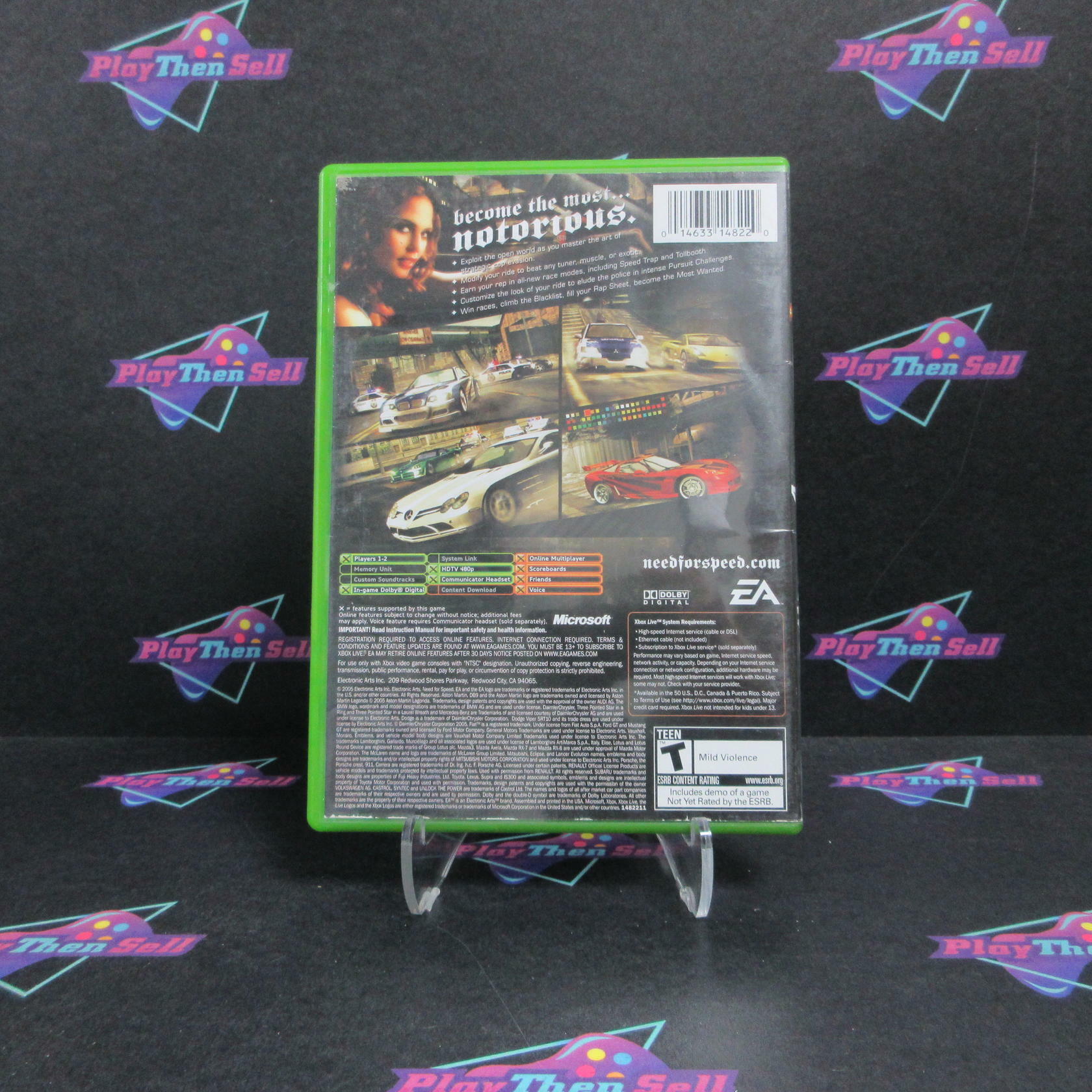 Need for Speed Most Wanted Xbox AD/NM - Very Good