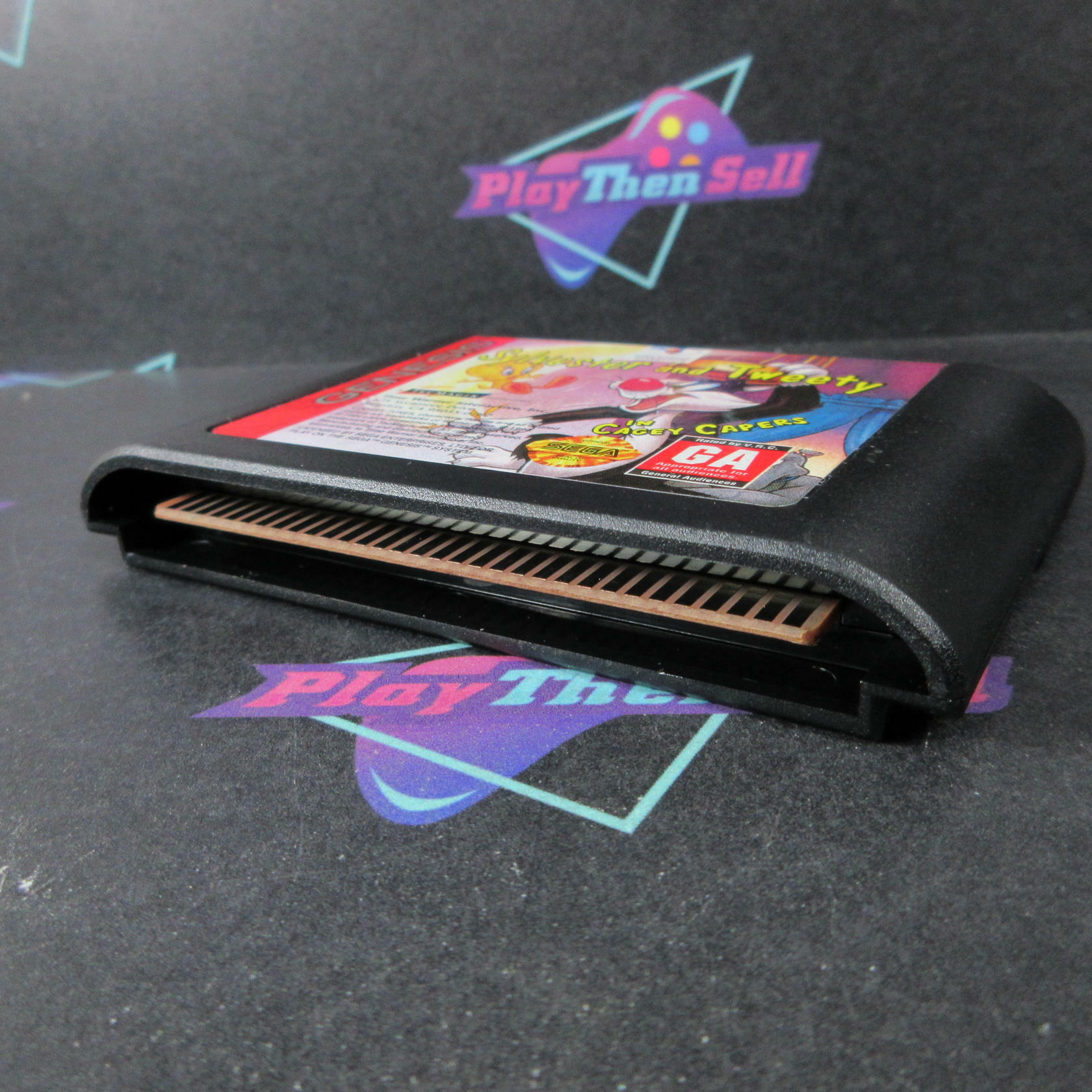 Sylvester & Tweety In Cagey Capers Sega Genesis + Poster Complete - Refurbished