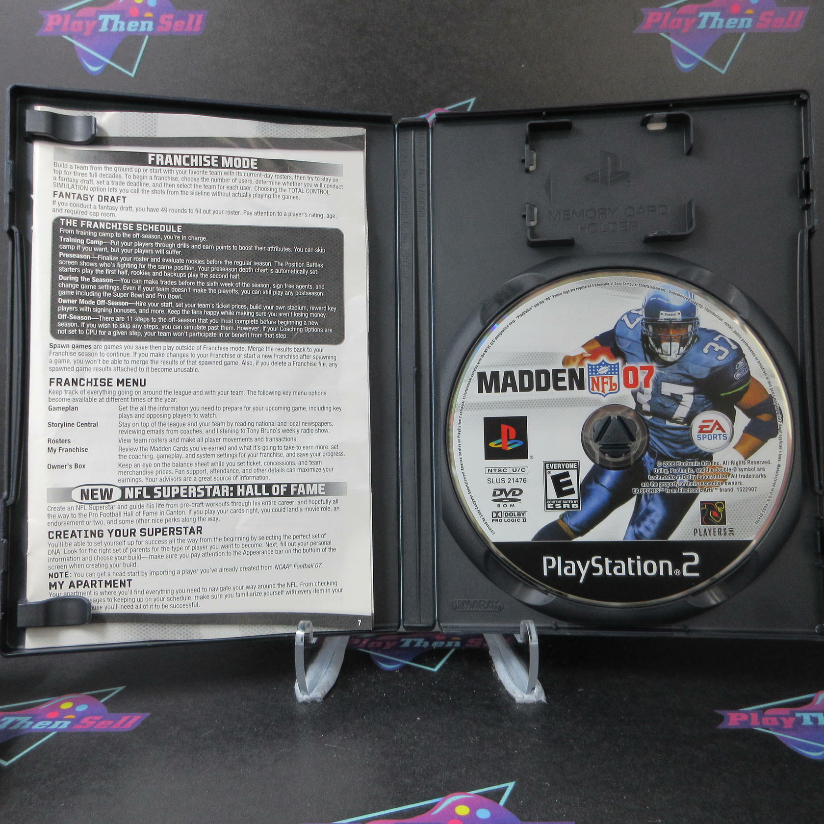 Madden NFL 07 PS2 PlayStation 2 MD Complete CIB - Very Good